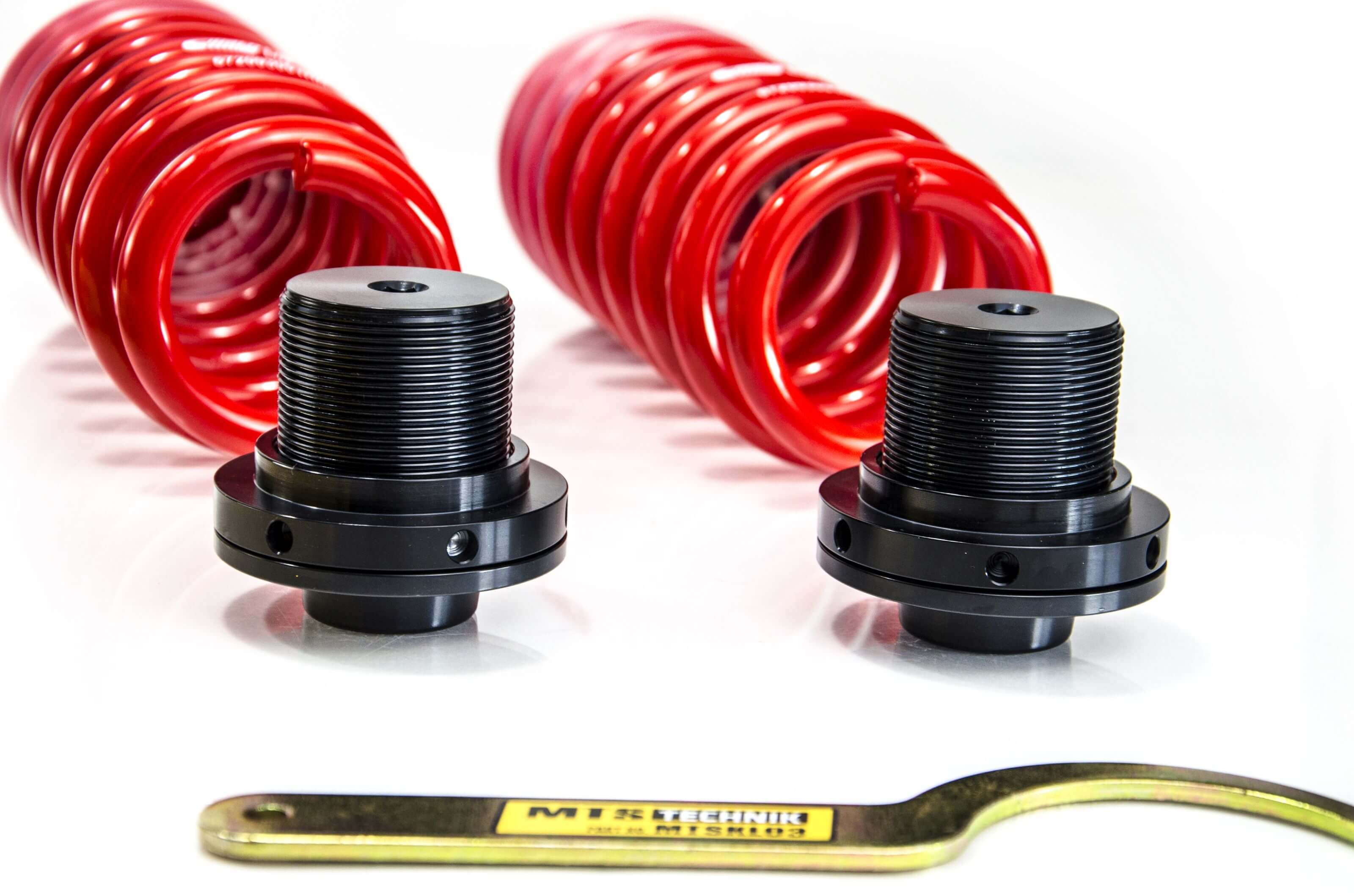 Combinés Filetés MTS Technik BMW Série 4 (F32) — Finition Inox — vue 6 [Inox]