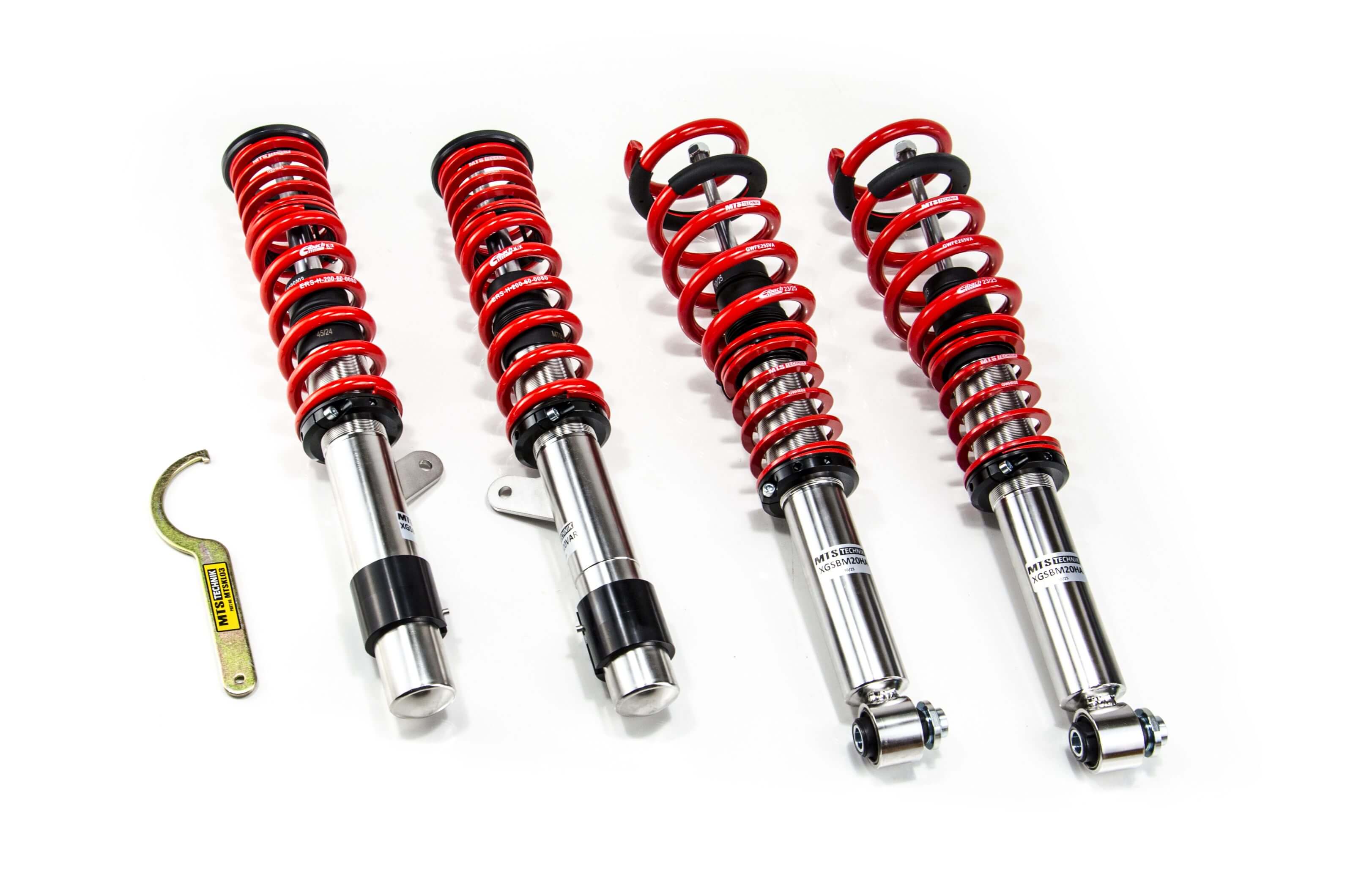 Combinés Filetés MTS Technik BMW Série 7 (E65) — Finition Inox [Inox]