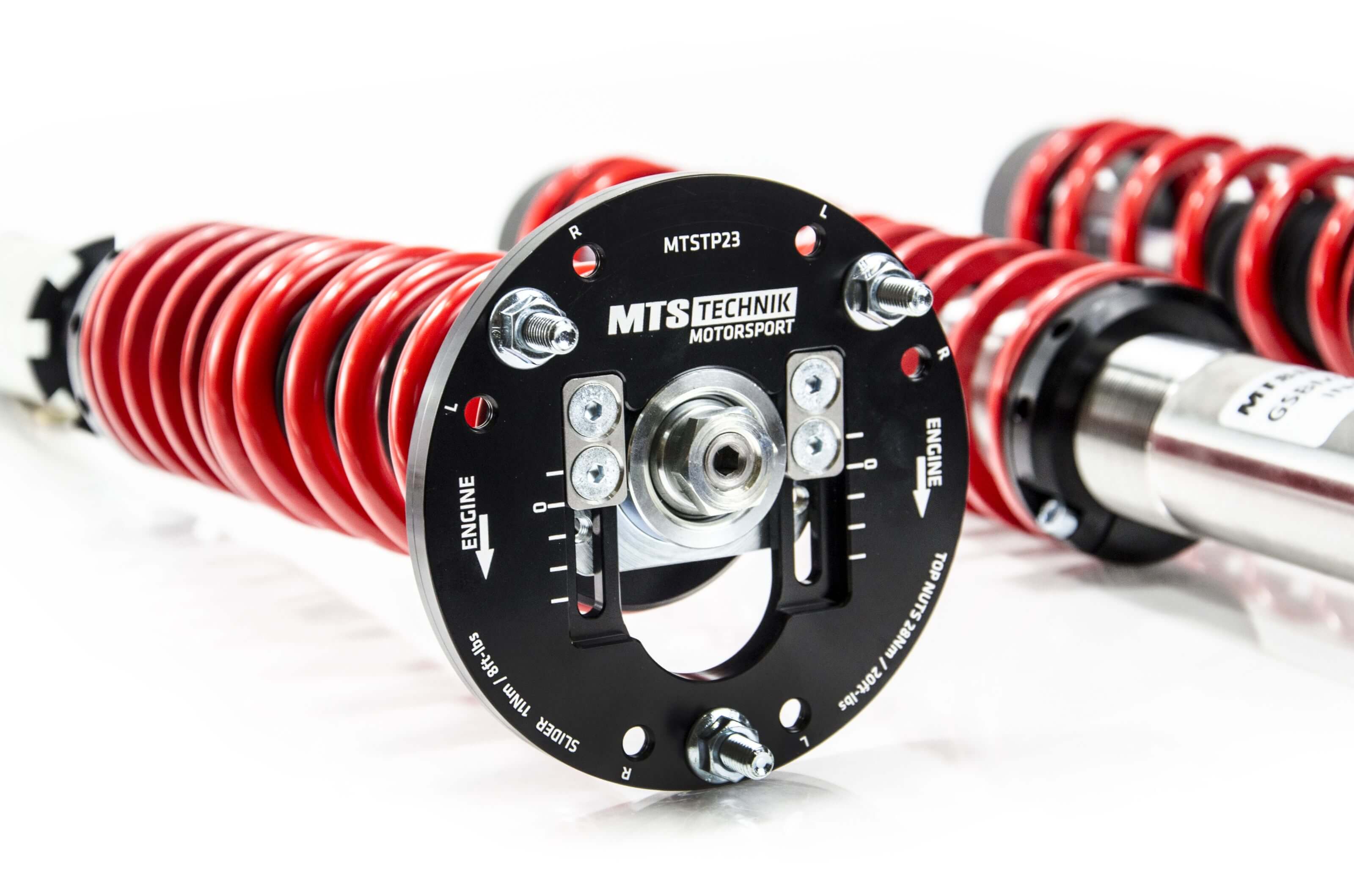 Combinés Filetés MTS Technik BMW Série 5 (E12) — Finition Inox — vue 2 [Inox]