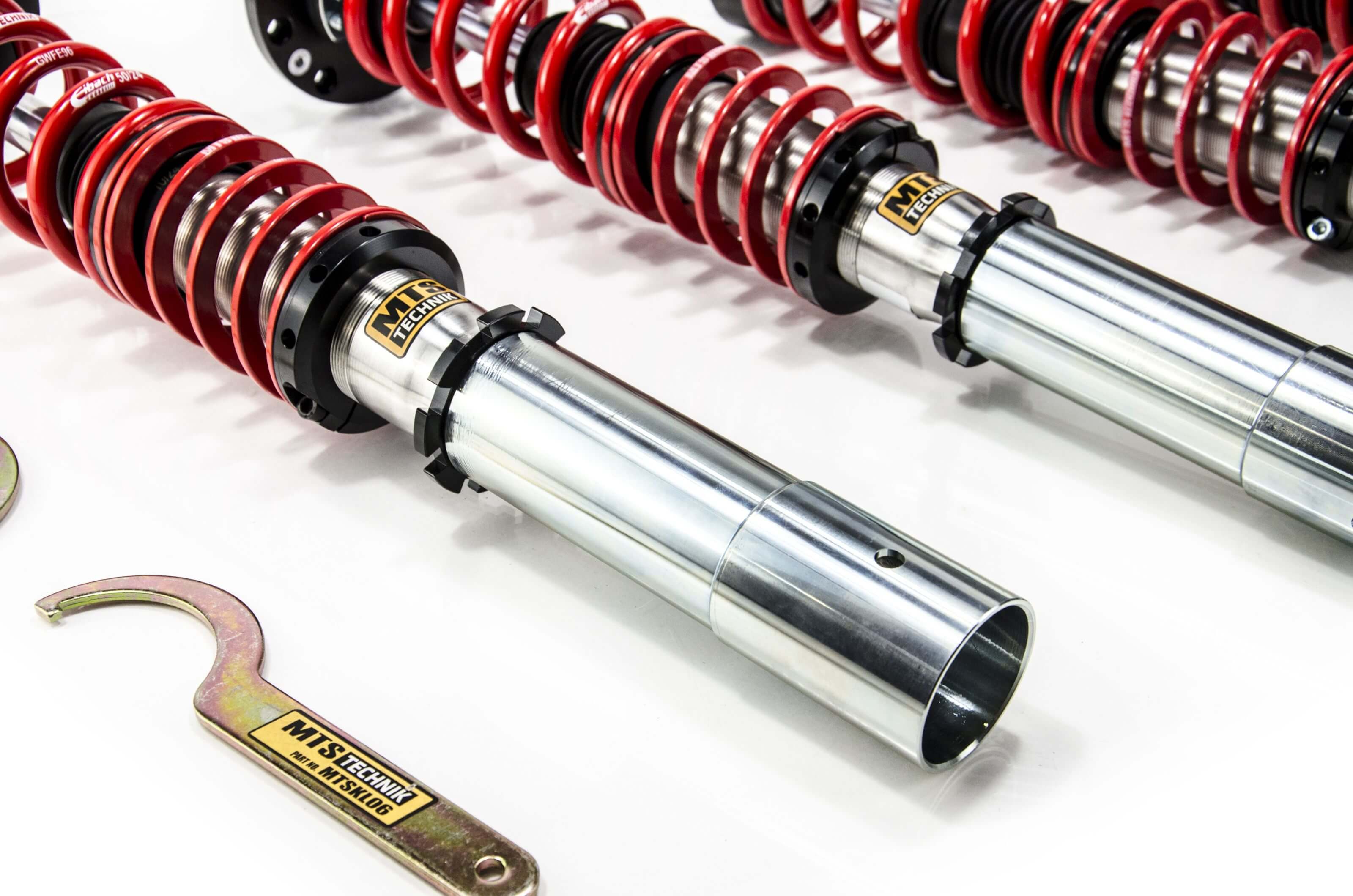 Combinés Filetés MTS Technik BMW Série 5 (E12) — Finition Inox — vue 4 [Inox]