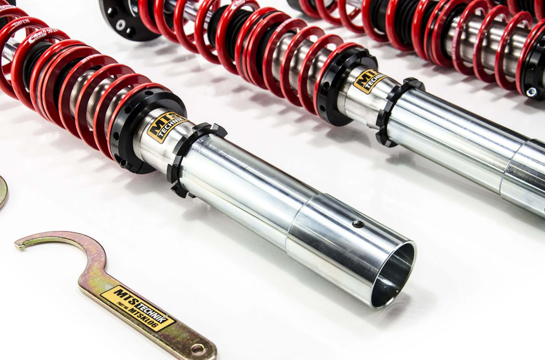 Combinés Filetés MTS Technik BMW Série 5 (E12) — Finition Inox — vue 4 [Inox]