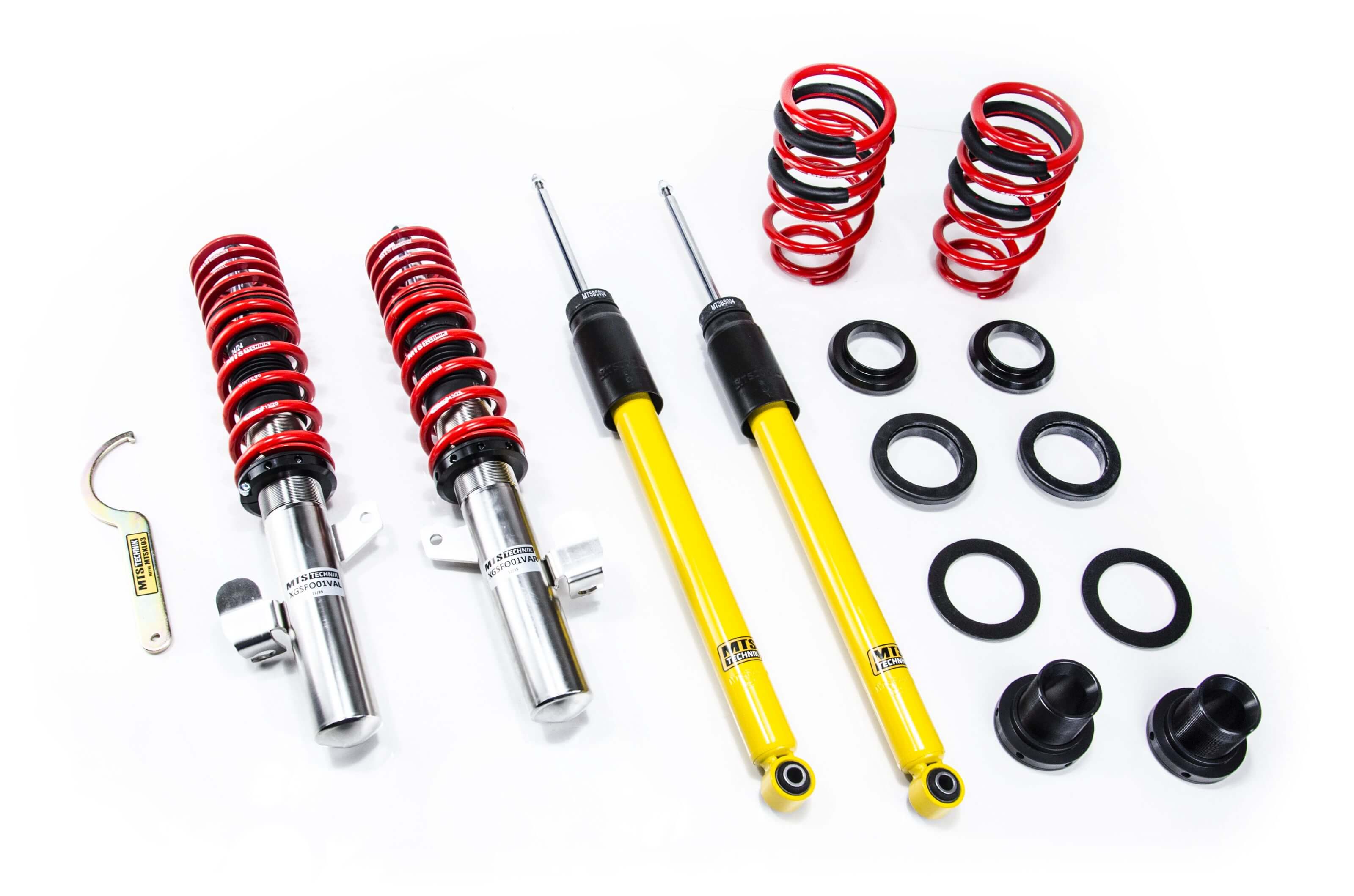 Combinés Filetés MTS Technik Ford Focus II (A90) — Finition Inox [Inox]