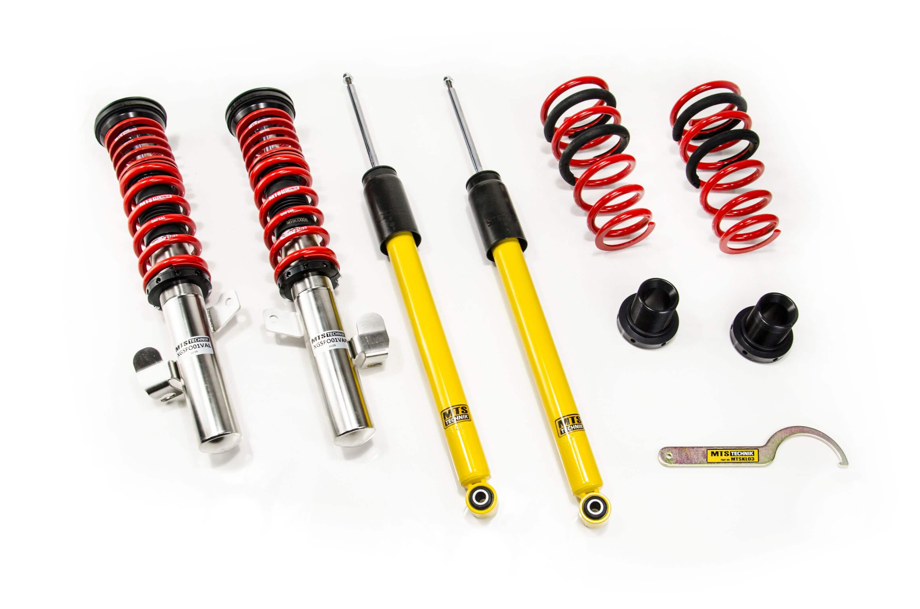 Combinés Filetés MTS Technik Ford C-MAX (DM2) — Finition Inox [Inox]
