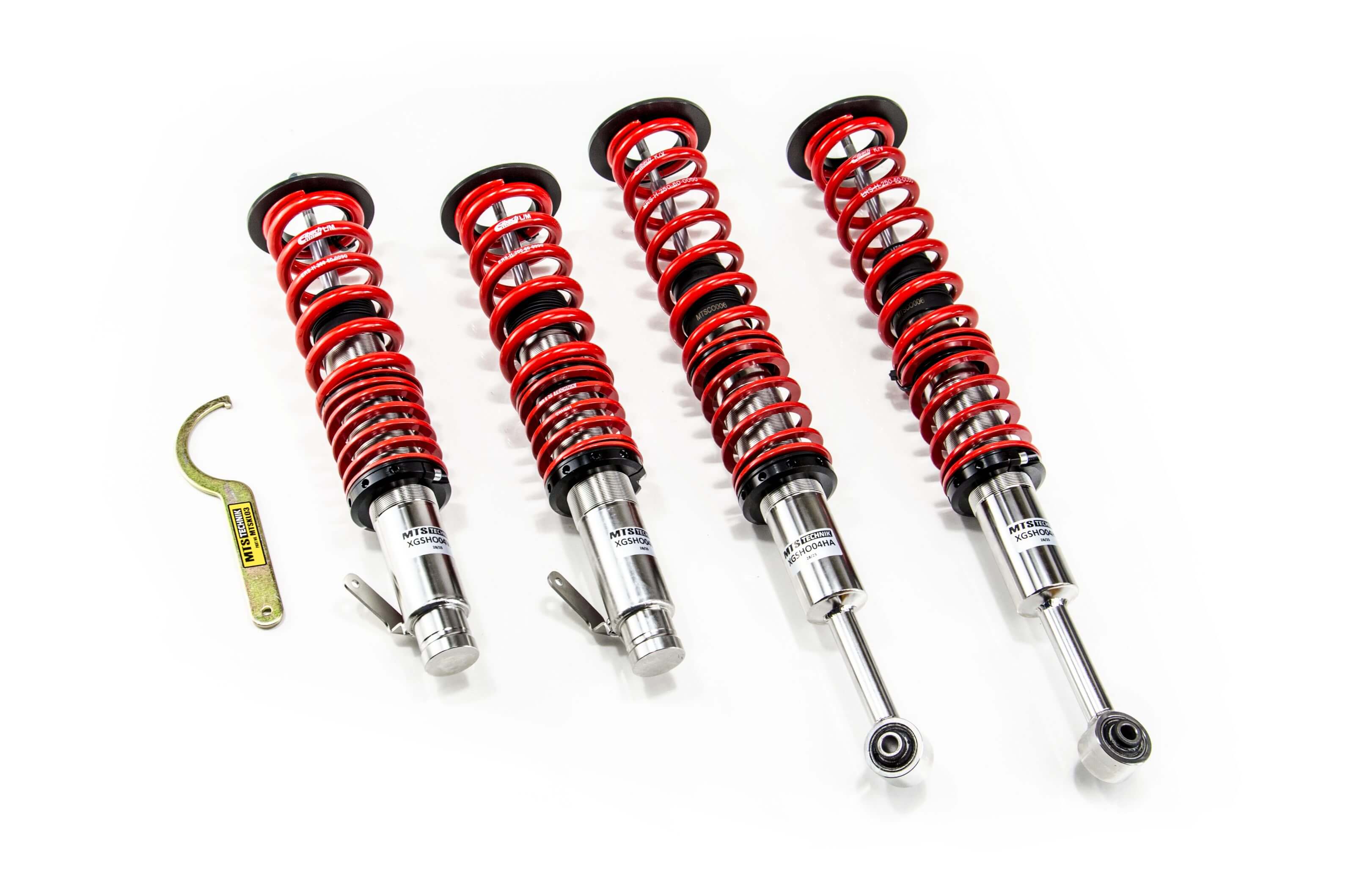 Combinés Filetés MTS Technik Honda Accord VII (CL/CN) — Finition Inox [Inox]