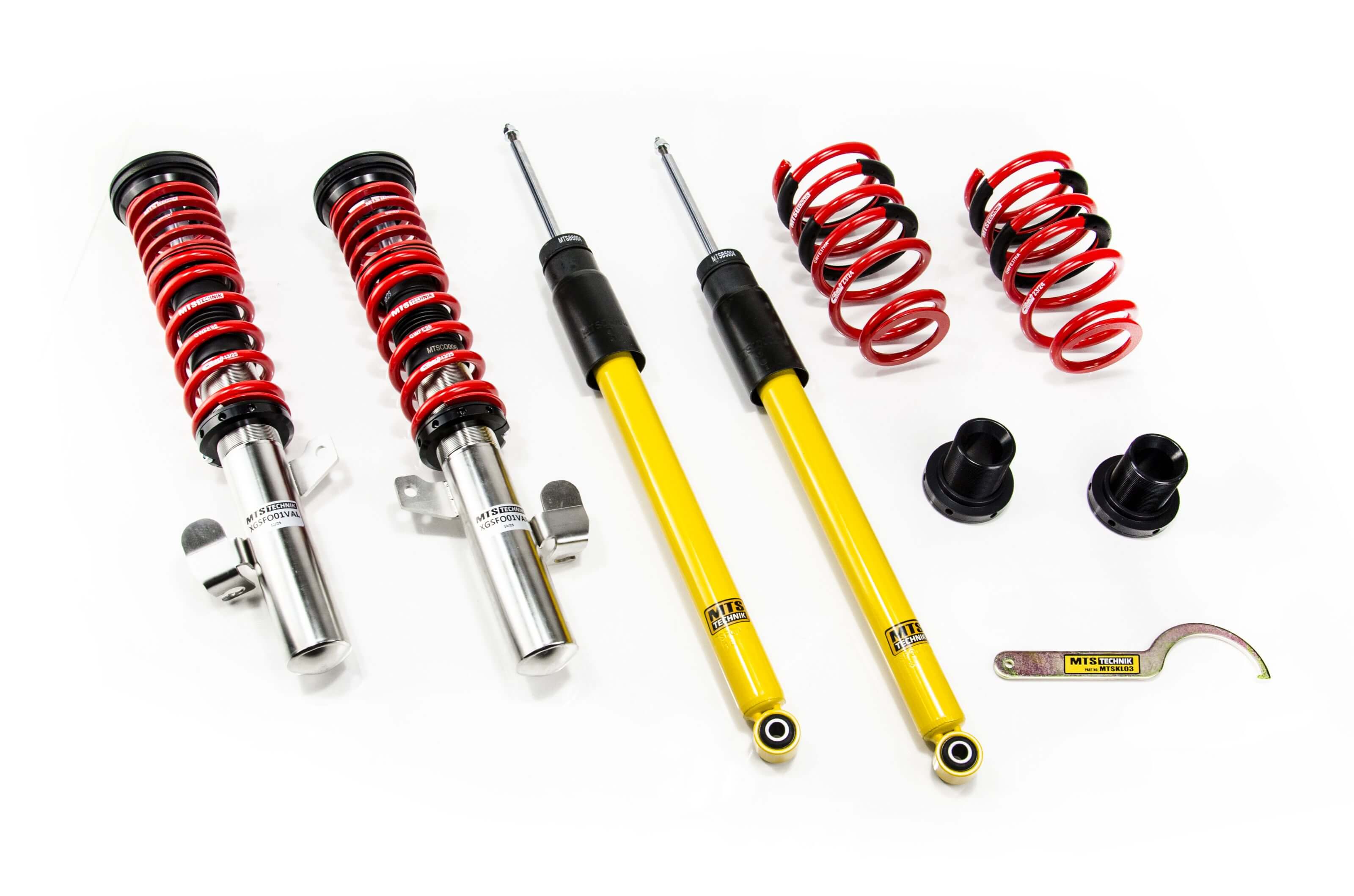 Combinés Filetés MTS Technik Mazda 3 (BL) — Finition Inox [Inox]