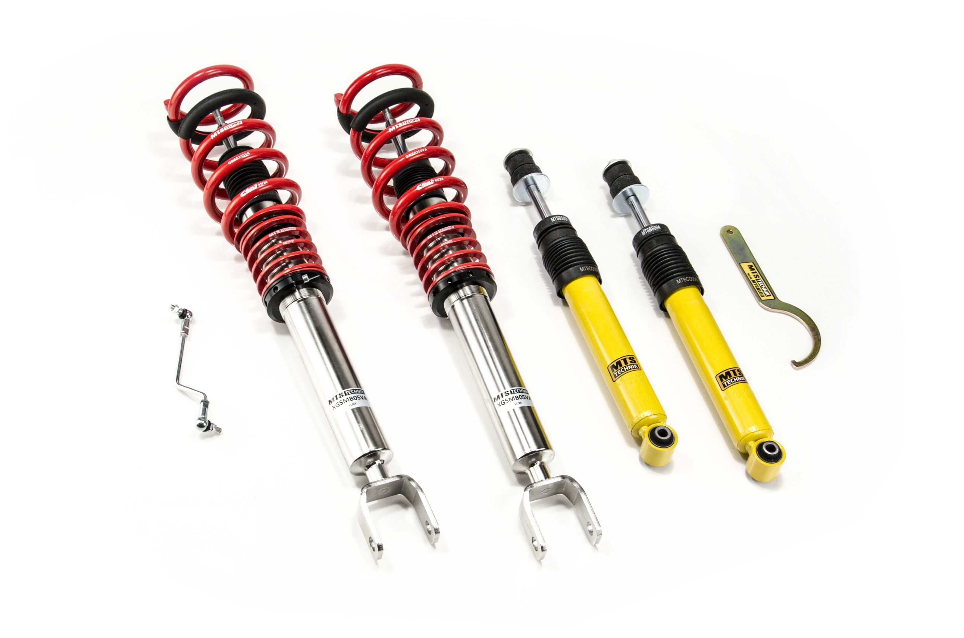 Combinés Filetés MTS Technik Mercedes-Benz E-CLASS T-model (S211) — Finition Inox [Inox]
