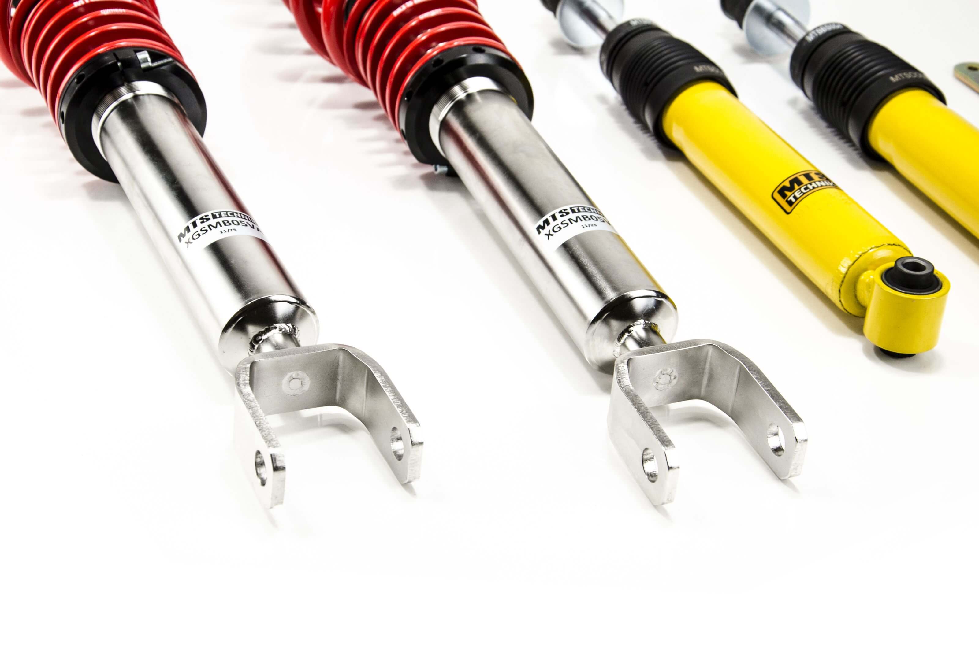 Combinés Filetés MTS Technik Mercedes-Benz E-CLASS T-model (S211) — Finition Inox — vue 3 [Inox]