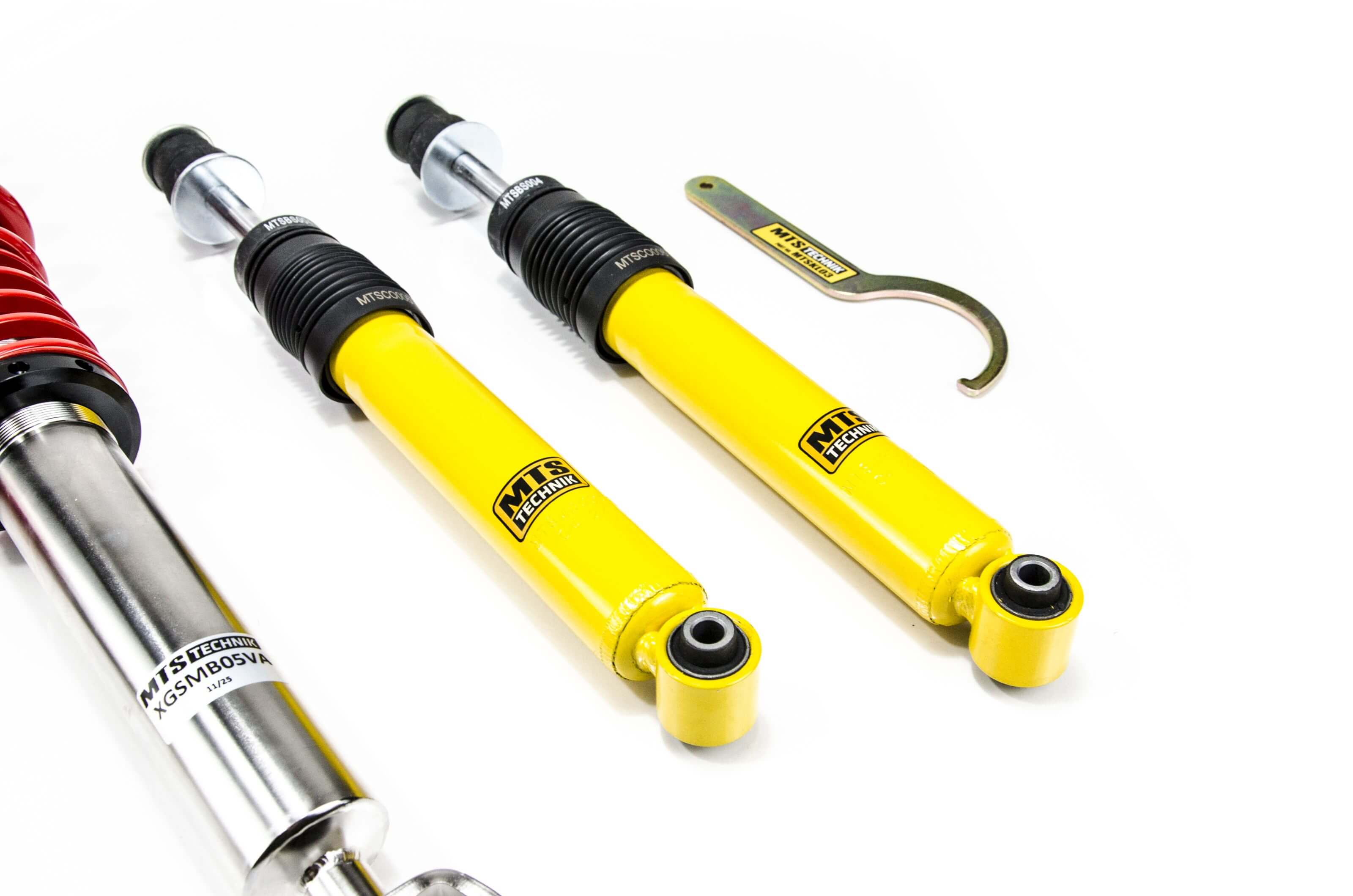 Combinés Filetés MTS Technik Mercedes-Benz E-CLASS T-model (S211) — Finition Inox — vue 4 [Inox]