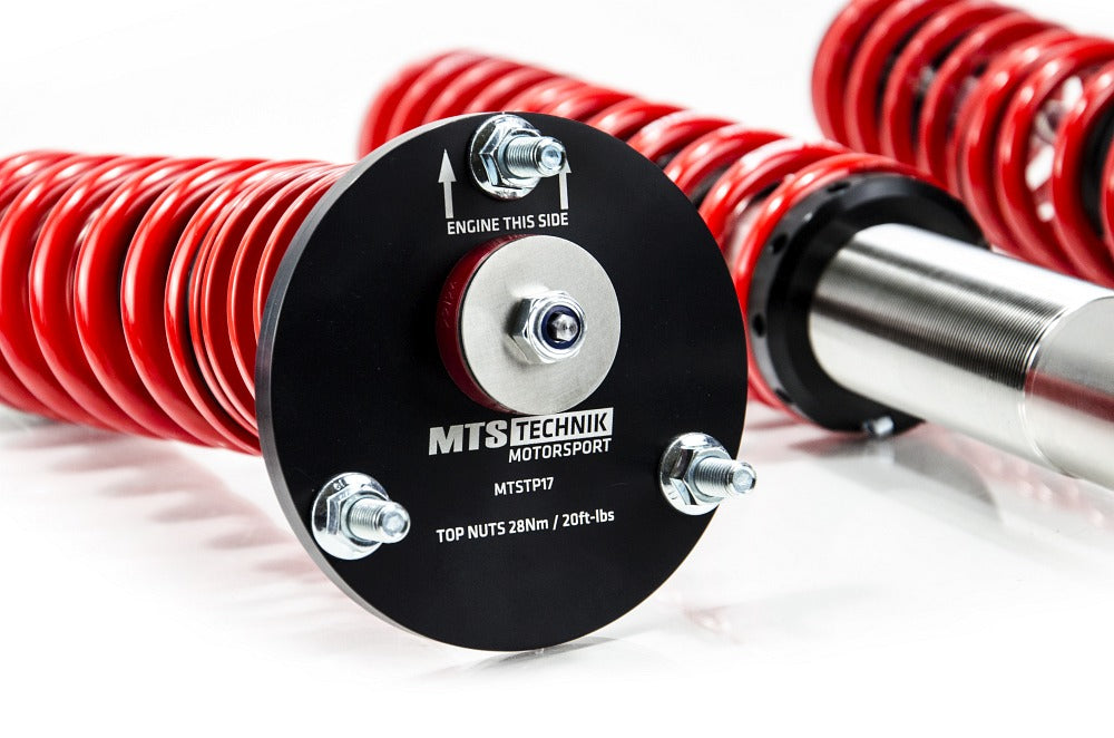 Combinés Filetés MTS Technik Mitsubishi Galant VIII (EA) 4WD — Finition Inox — vue 3 [Inox]
