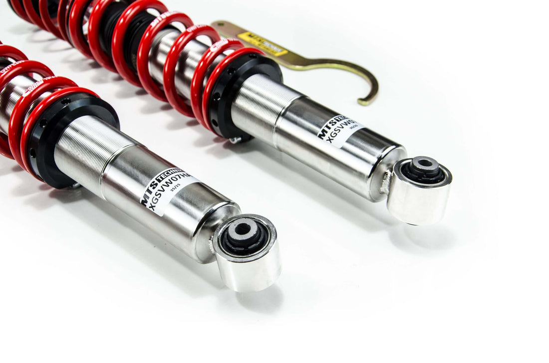 Combinés Filetés MTS Technik Volkswagen Scirocco (53B) — Finition Inox — vue 5 [Inox]