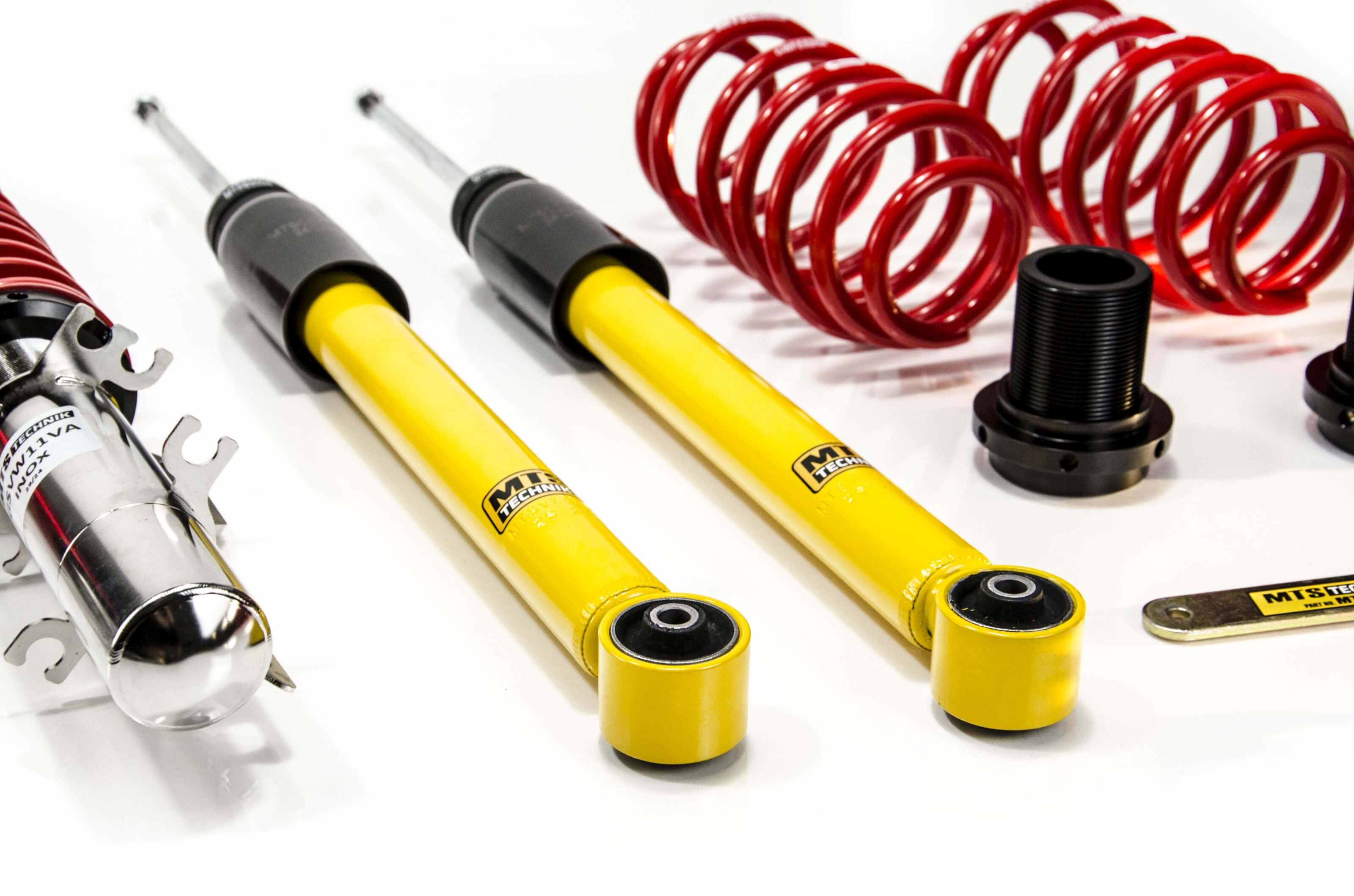 Combinés Filetés MTS Technik Volkswagen Golf IV (1J) — Finition Inox — vue 4 [Inox]