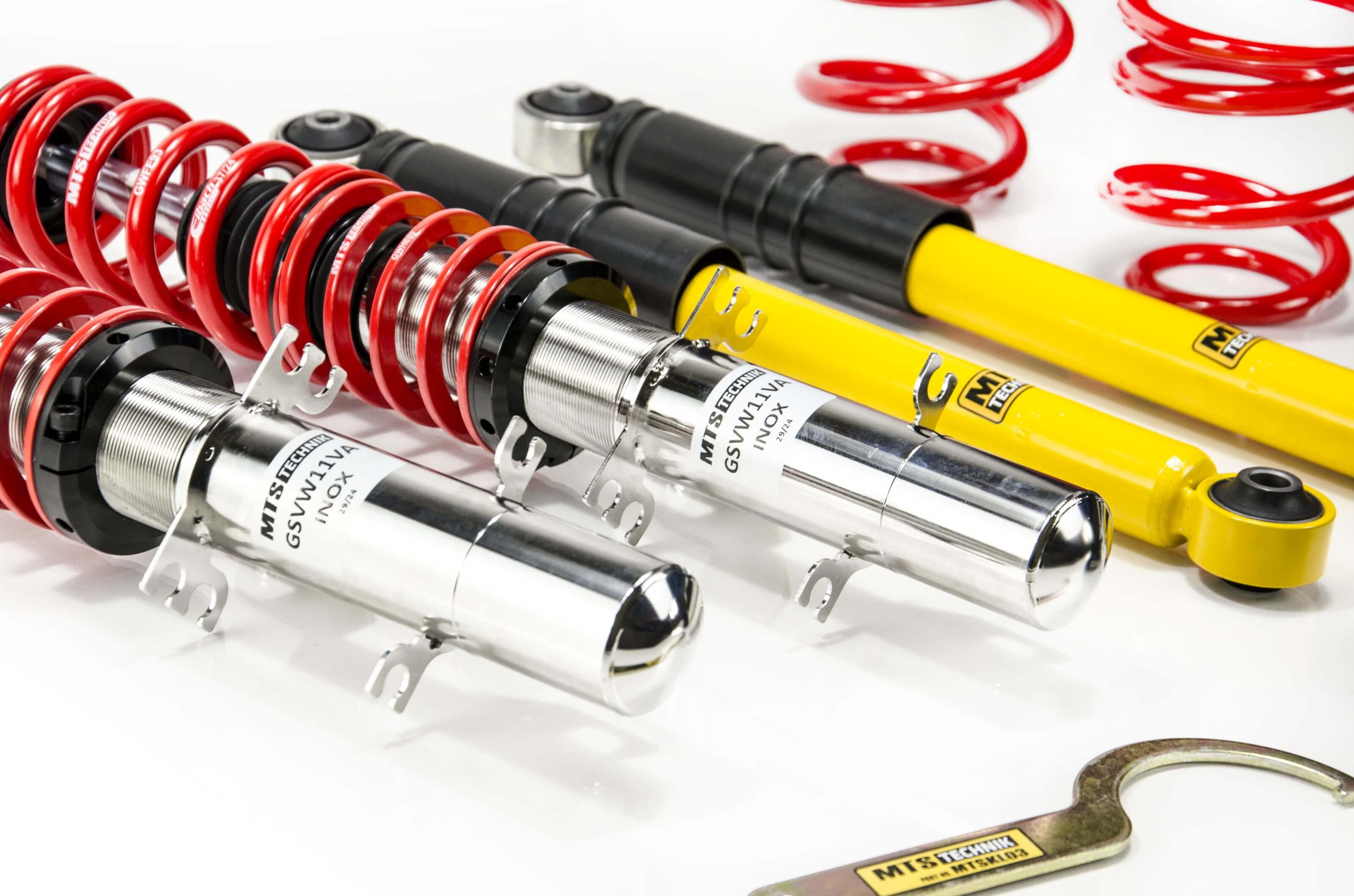 Combinés Filetés MTS Technik Volkswagen Golf IV (1J) 4Motion — Finition Inox — vue 2 [Inox]