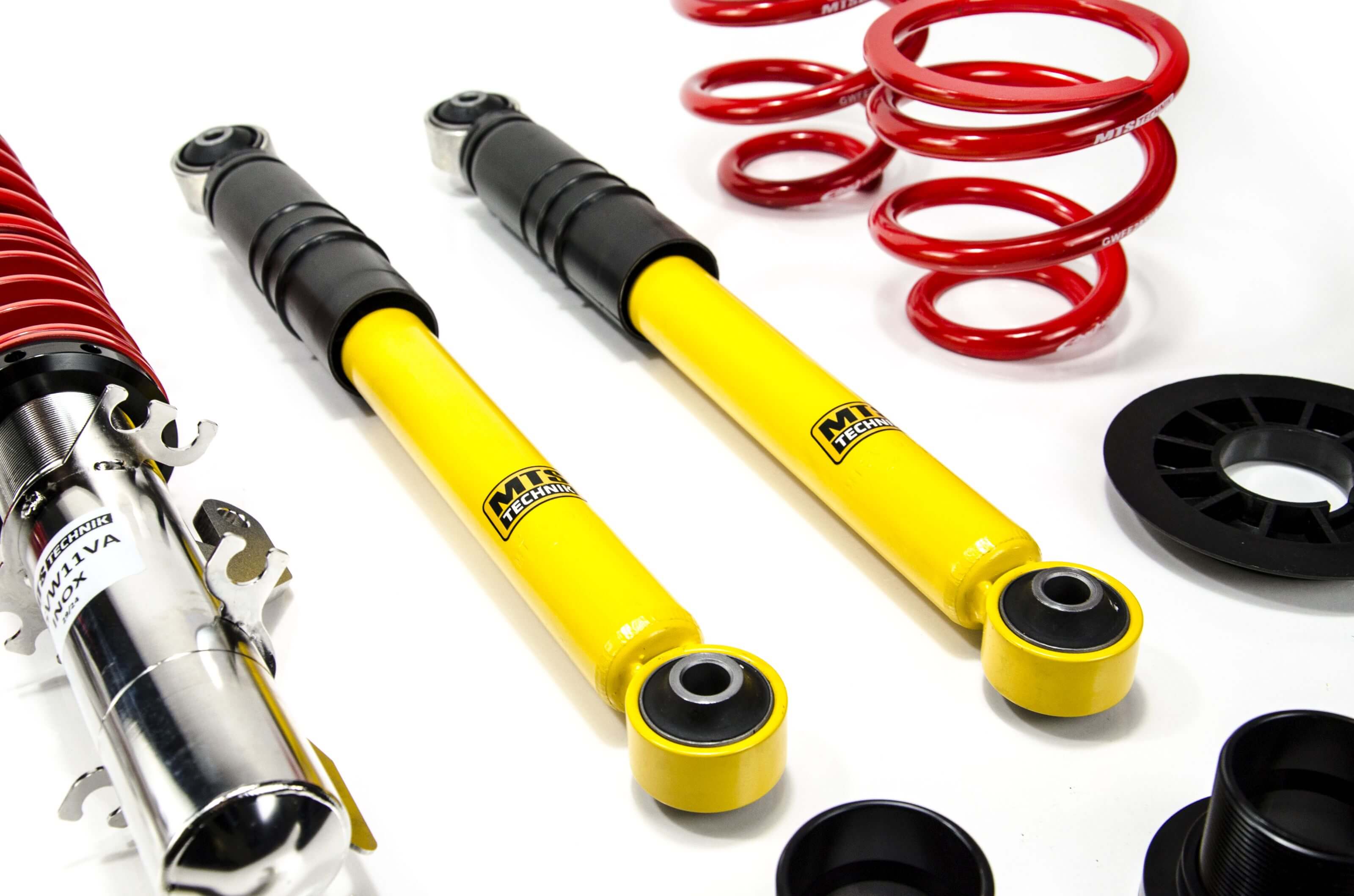 Combinés Filetés MTS Technik Volkswagen Golf IV (1J) 4Motion — Finition Inox — vue 5 [Inox]