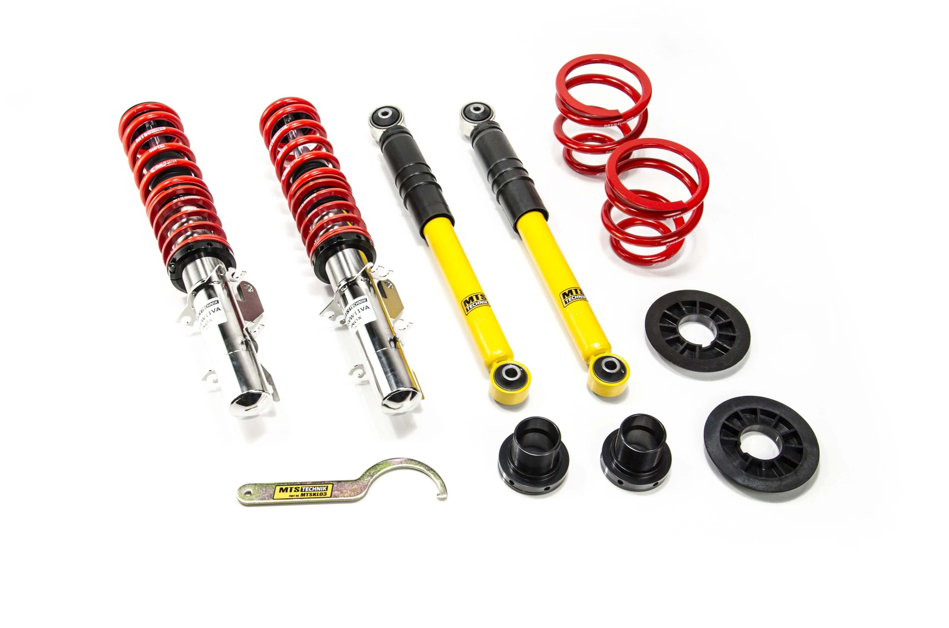 Combinés Filetés MTS Technik Volkswagen Golf IV (1J) 4Motion — Finition Inox [Inox]