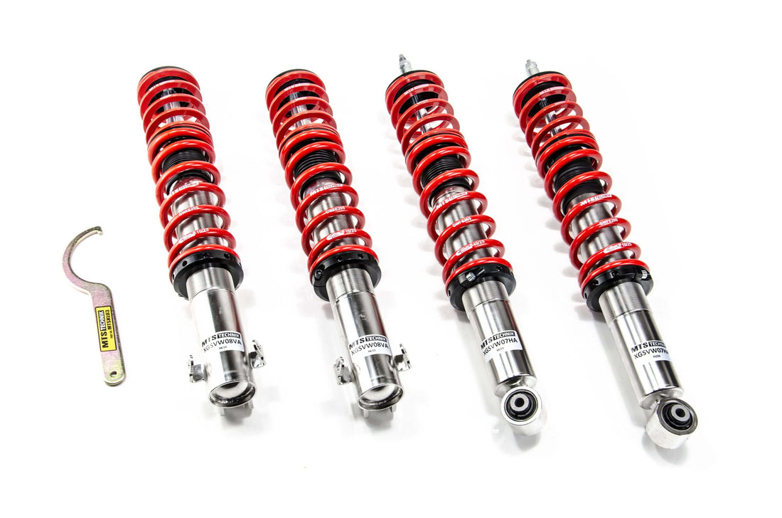 Combinés Filetés MTS Technik Volkswagen Polo III Classic (6V) — Finition Inox [Inox]