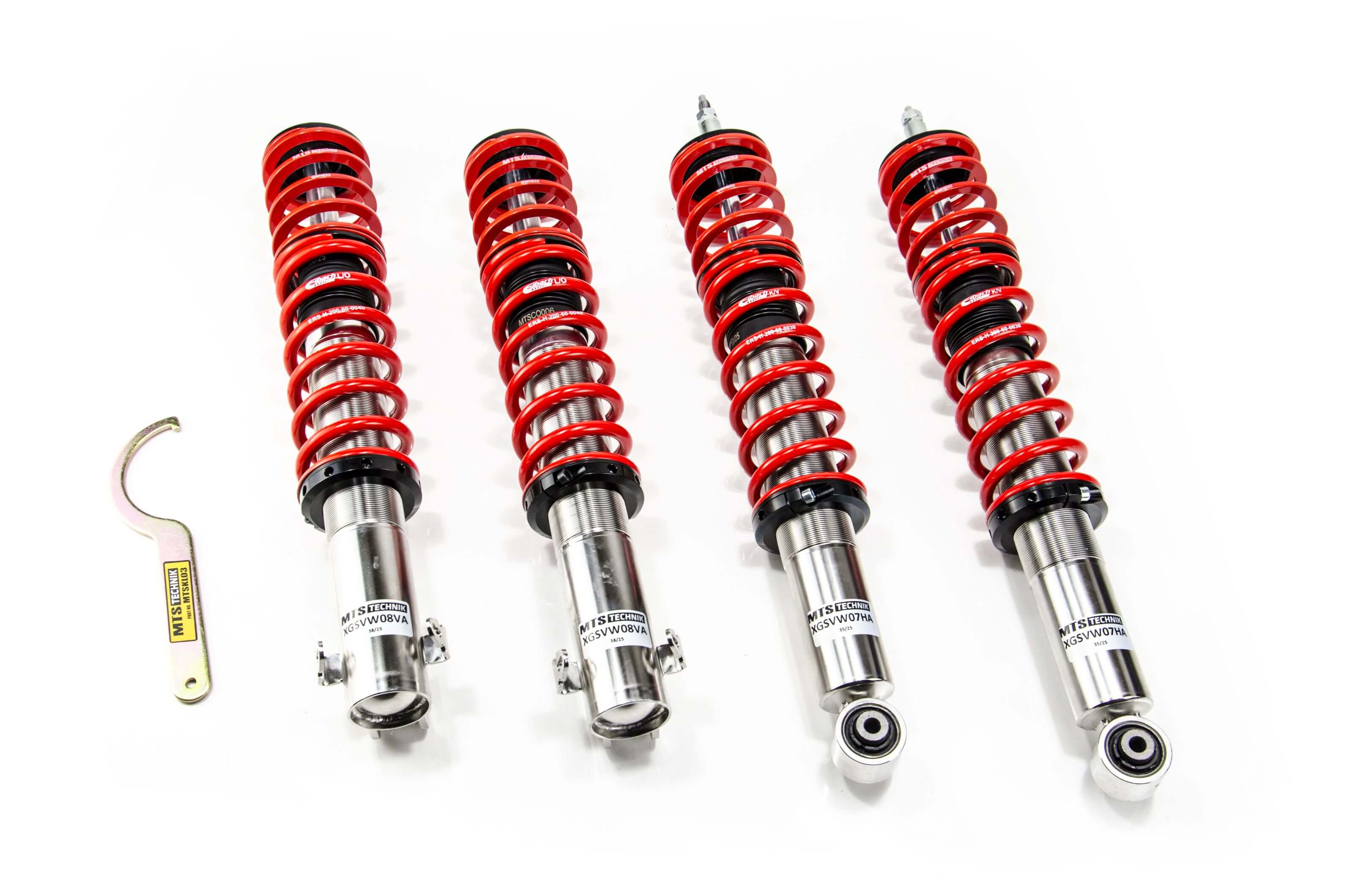Combinés Filetés MTS Technik Volkswagen Golf III Variant (1H) 4Motion — Finition Inox [Inox]