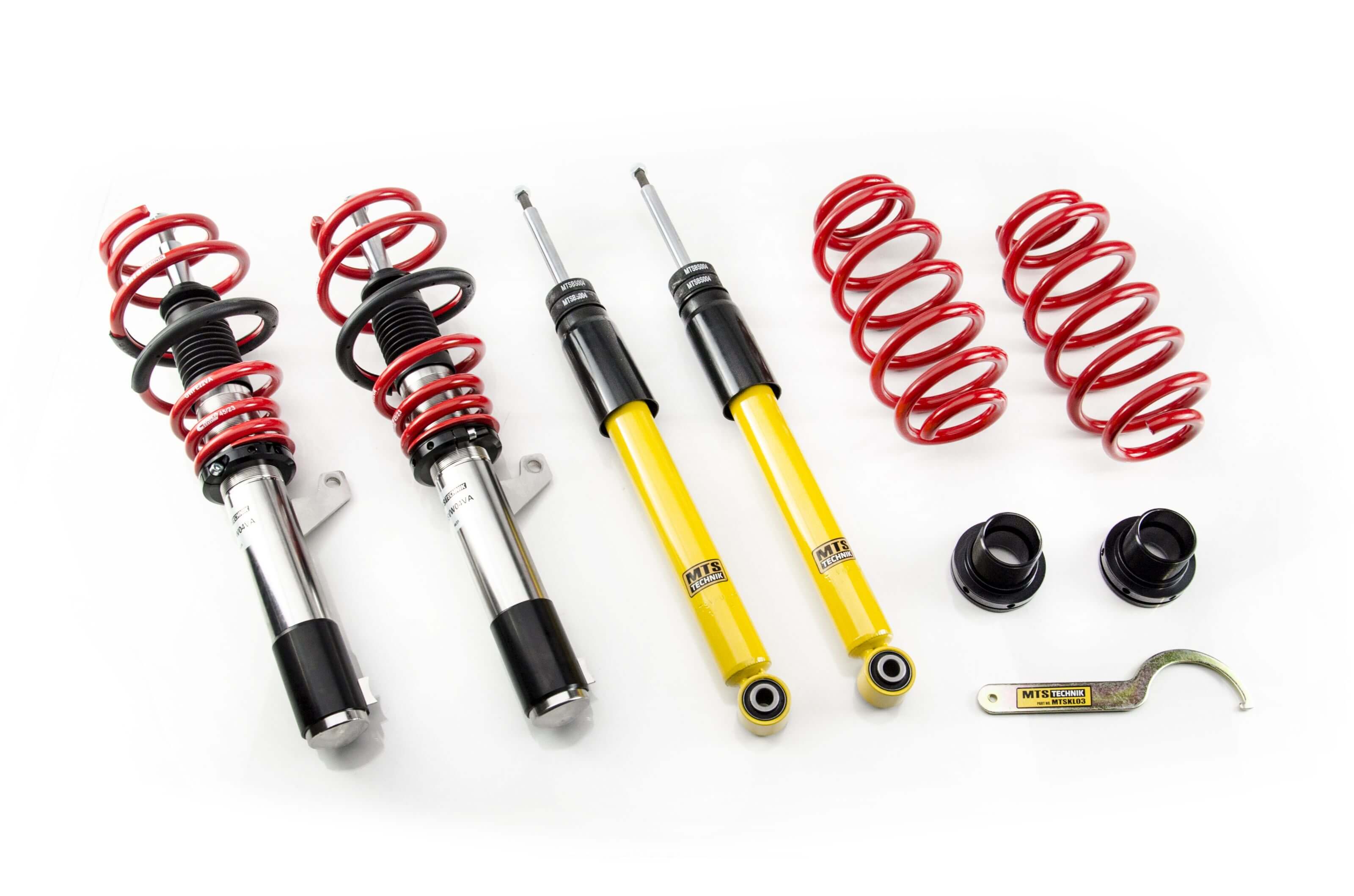 Combinés Filetés MTS Technik Skoda Superb II (3T) — Finition Inox [Inox]