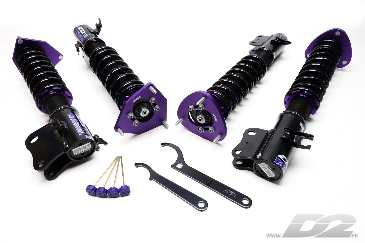 D2 Street Gewindefahrwerk für Subaru Impreza WRX / STI GD & GG (5x114,3, 05-07)