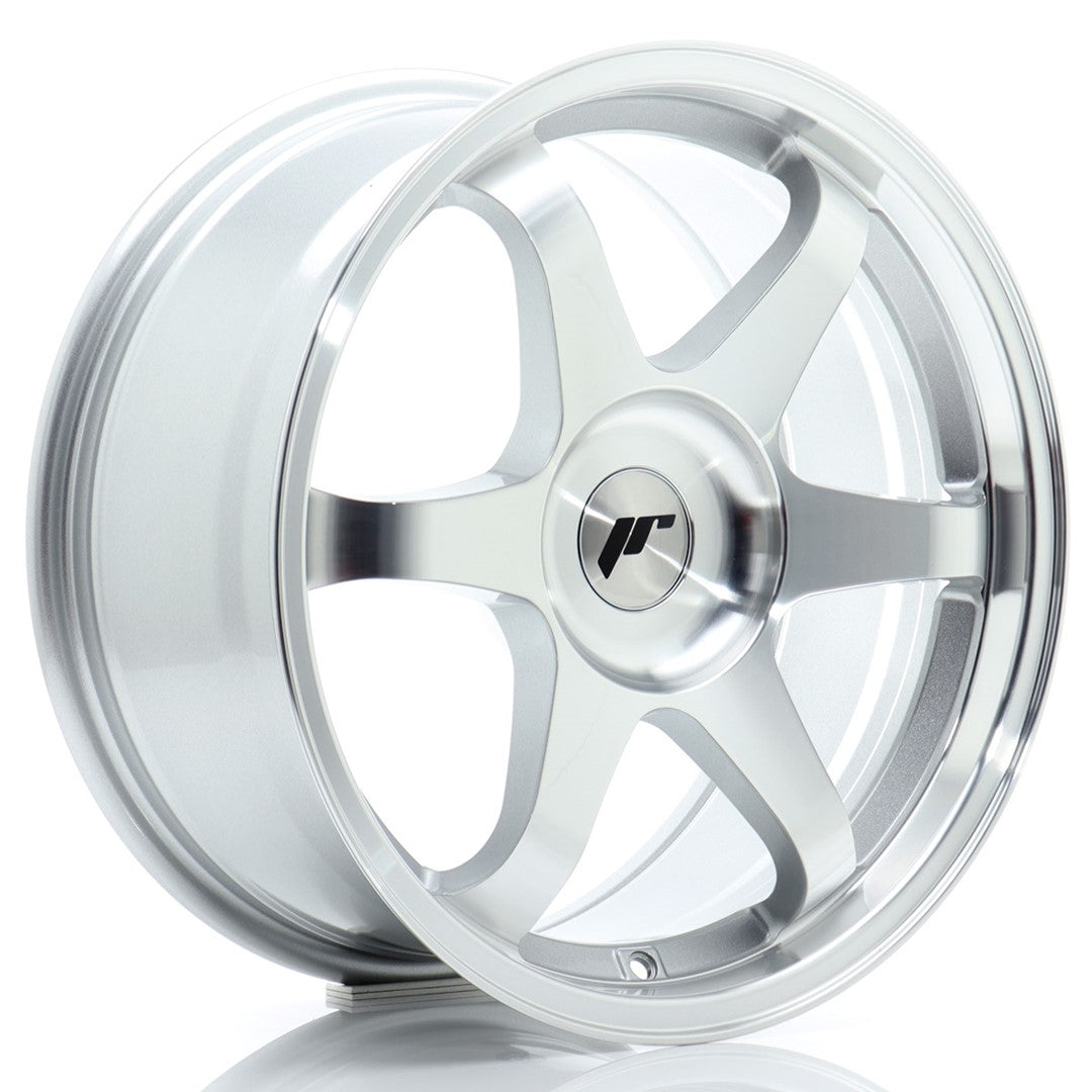 Japan Racing JR-3 17x8" (4 & 5 trous - sur mesure) ET20-35, Gris Argenté