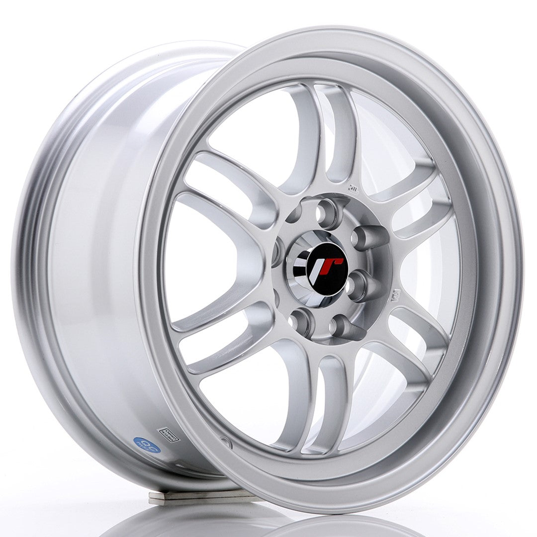 Japan Racing JR-7 15x7" 4x100/114.3 ET38, Gris Argenté / Poli