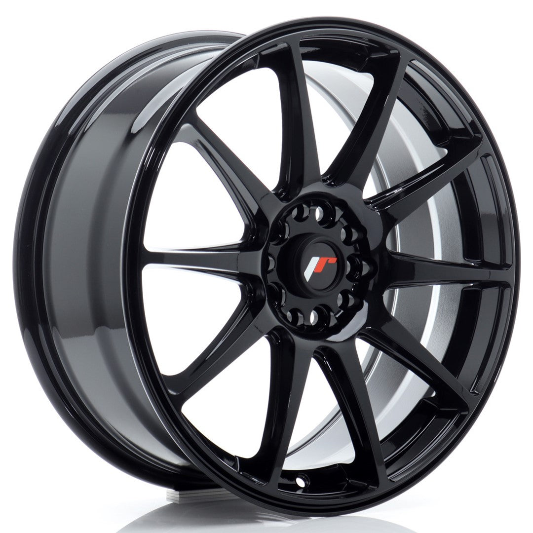 Japan Racing JR-11 18x7.5" 5x112/114.3 ET40, Noir Brillant