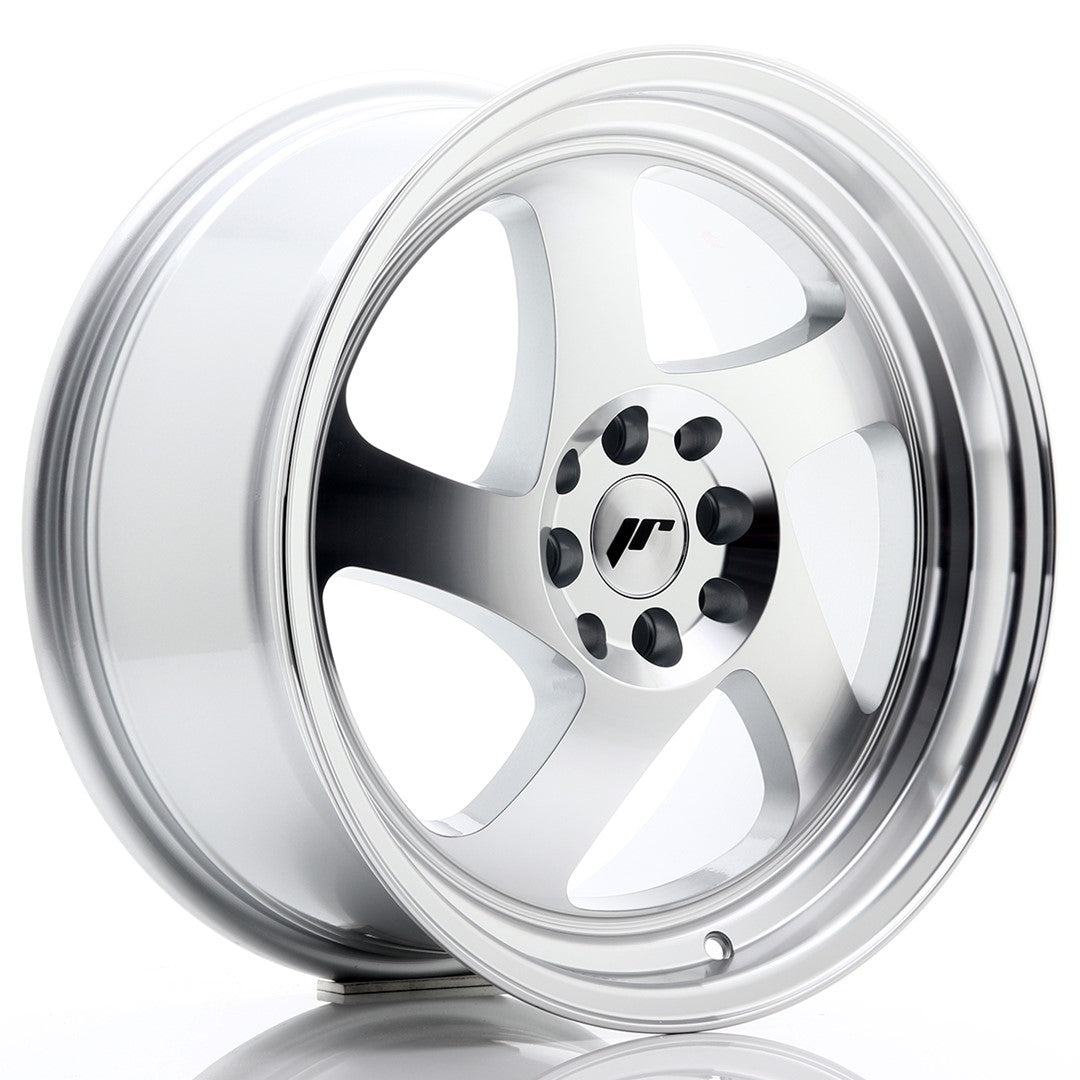 Japan Racing JR-15 17x8" 4x100/114.3 ET35, Gris Argenté / Poli