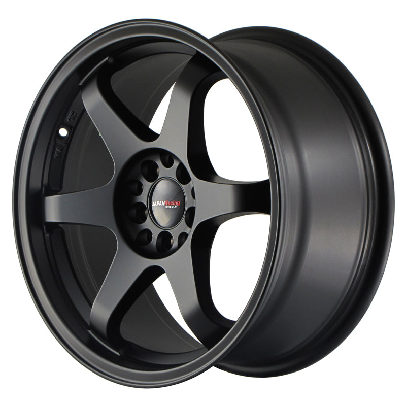 Japan Racing JR-3 17x8" 4x100/114.3 ET35, Noir Mat / Satiné