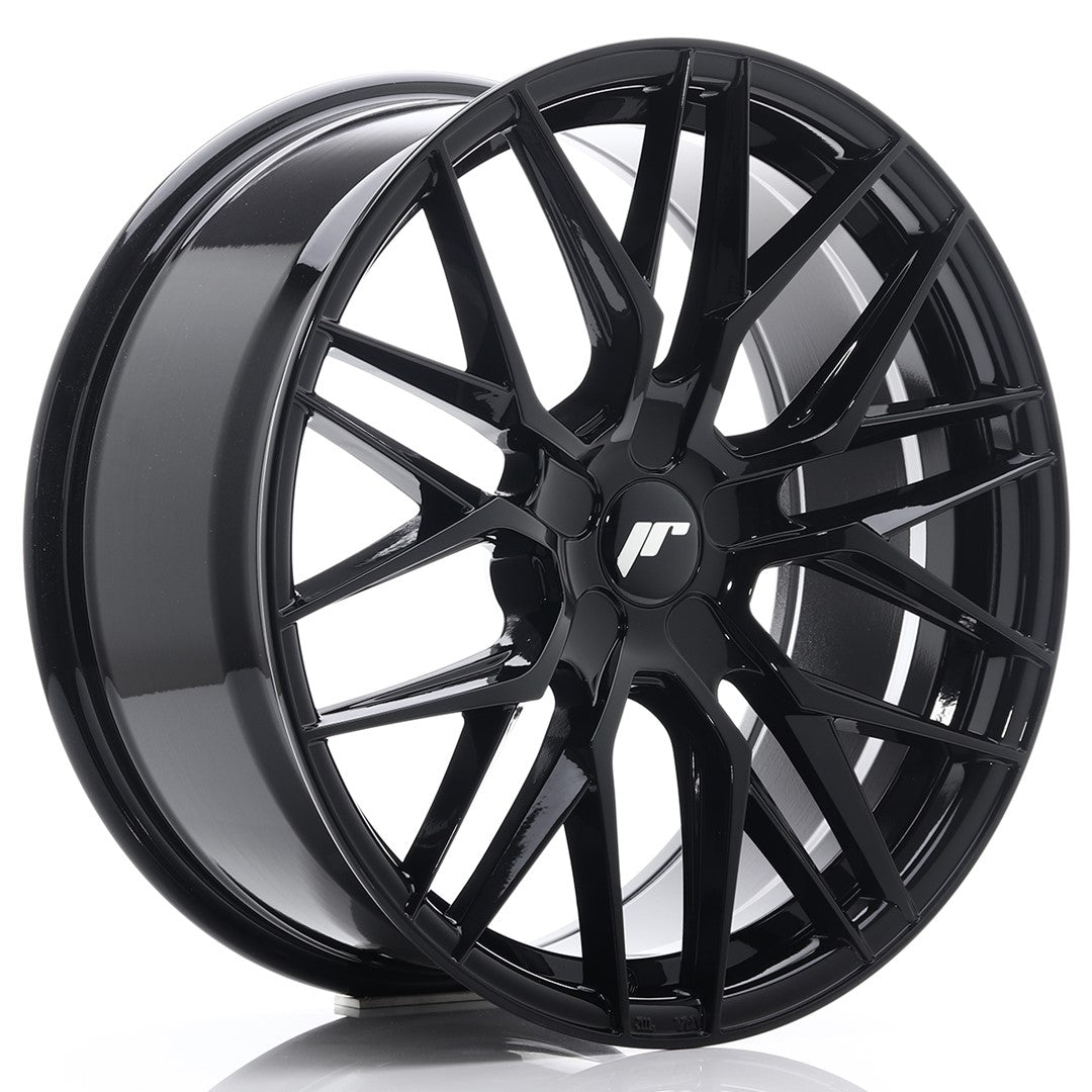 Japan Racing JR-28 19x8.5" (5 trous - sur mesure) ET35-40, Noir / Brillant