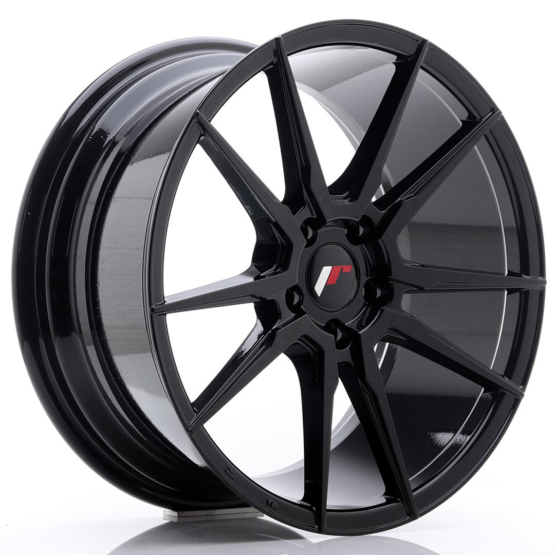 Japan Racing JR-21 18x8.5" 5x100 ET40, Noir Brillant