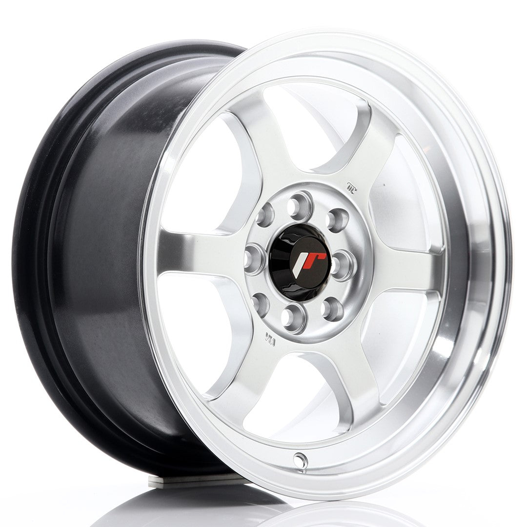 Japan Racing JR-12 15x7.5" 4x100/108 ET26, Gris Argenté / Poli