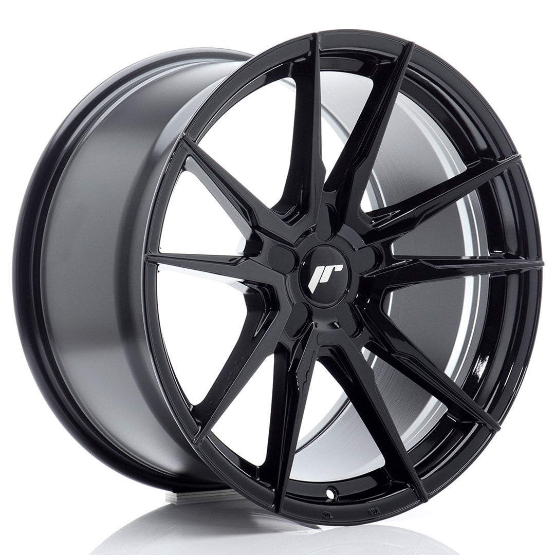 Japan Racing JR-21 Extreme Concave 19x9.5" (5 trous - sur mesure) ET20-45, Noir Brillant