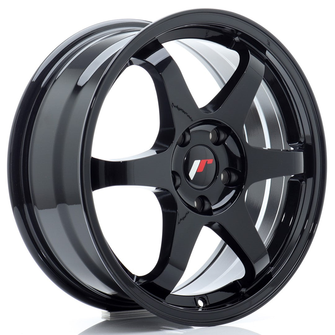 Japan Racing JR-3 17x7" 5x114.3 ET40, Noir Brillant