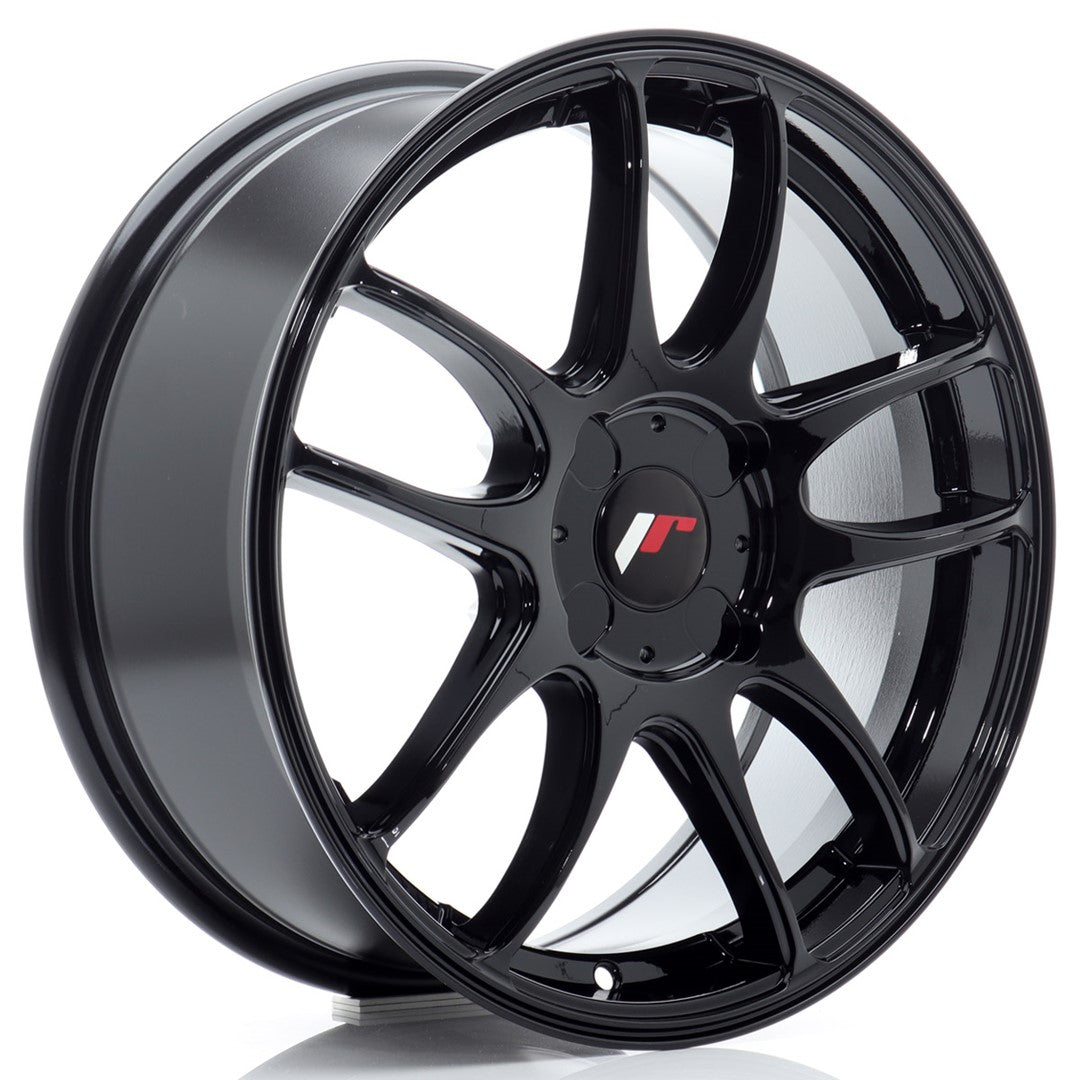 Japan Racing JR-29 17x7" (4 trous - sur mesure) ET20-48, Noir Brillant