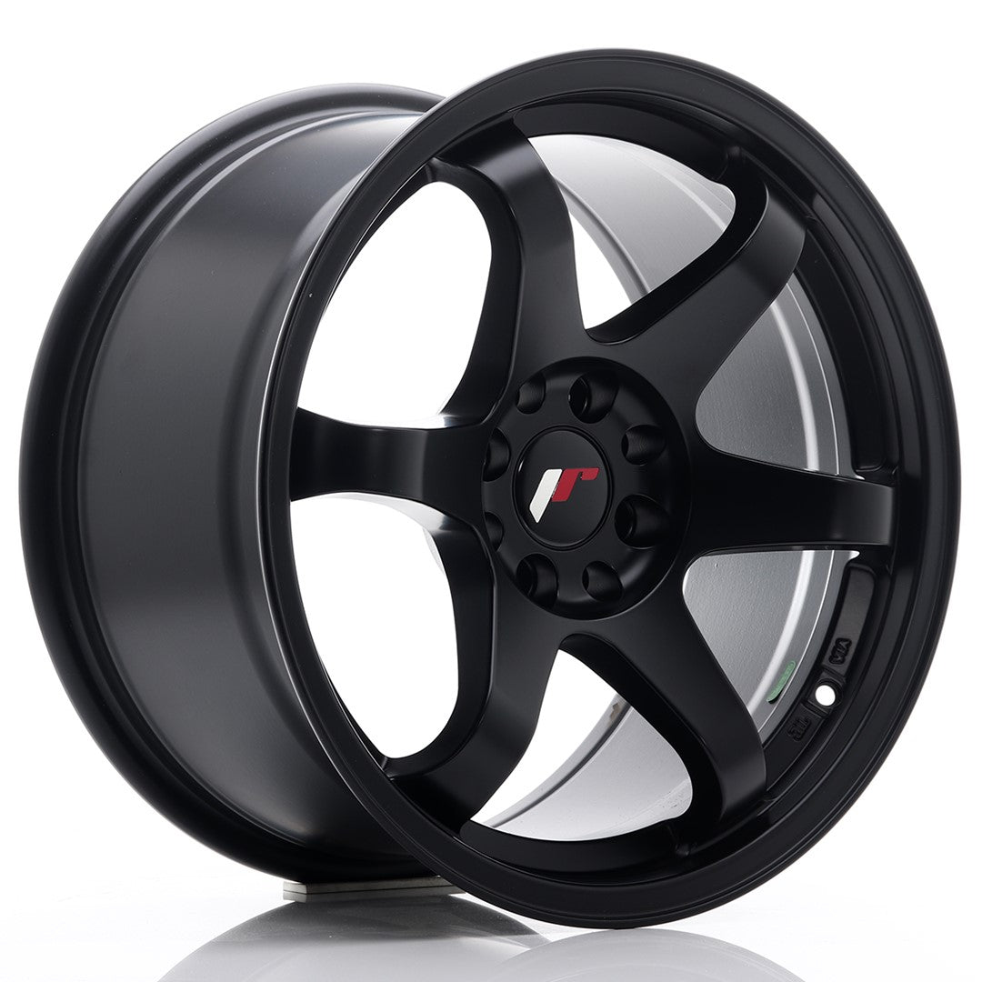 Japan Racing JR-3 17x9" 4x108/114.3 ET25, Noir Mat / Satiné