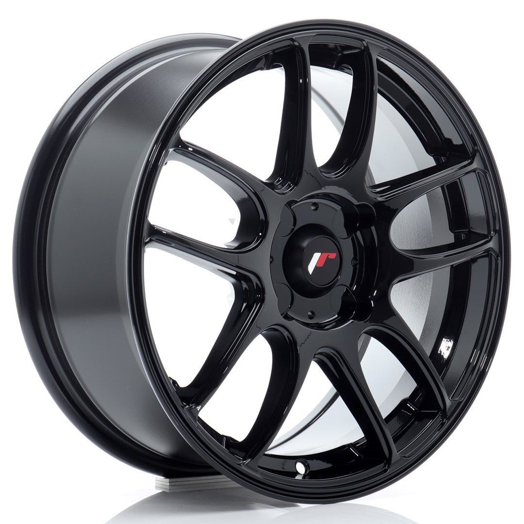 Japan Racing JR-29 16x7" (4 trous - sur mesure) ET20-42, Noir Brillant