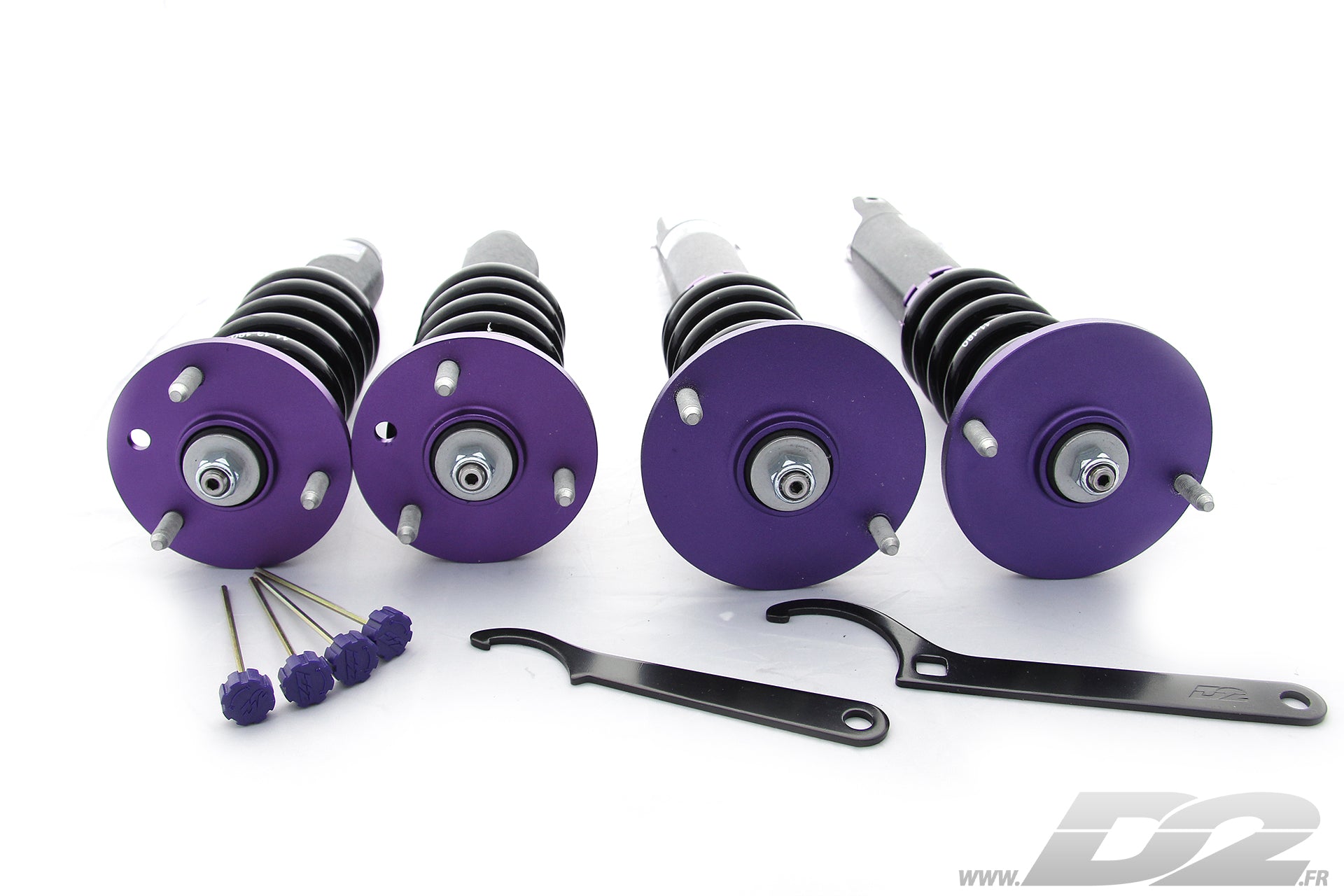 Combinés Filetés D2 Street pour Honda Accord CB (1989-1993)