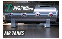Bag Riders Polished Aluminum 2.5 Gallon Air Tank