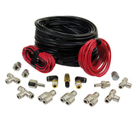 Kit Gestion Air Ride Manuelle 4 Voies — Inspiré Air Lift 27666 | Compresseur VIAIR 444C + Cuve 4 Gal