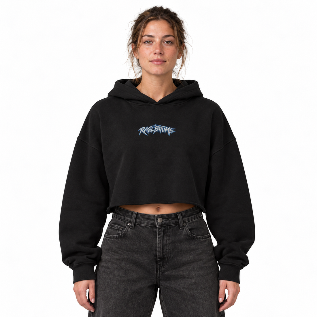Women's Sardine Club Rasl’Bitume cropped sweatshirt – view 2
