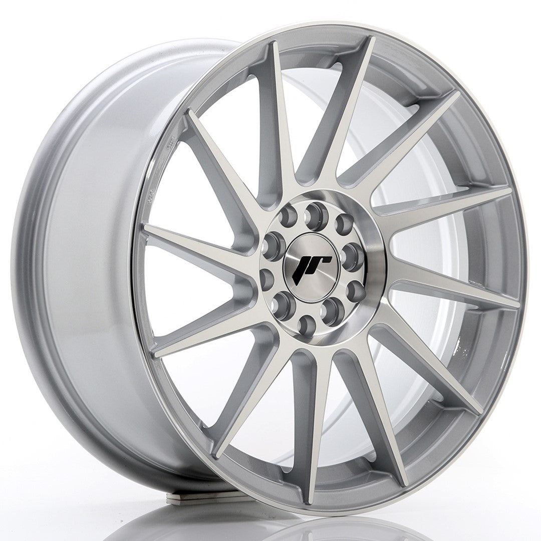 Japan Racing JR-22 17x8" 4x100/108 ET25, Gris Argenté / Poli