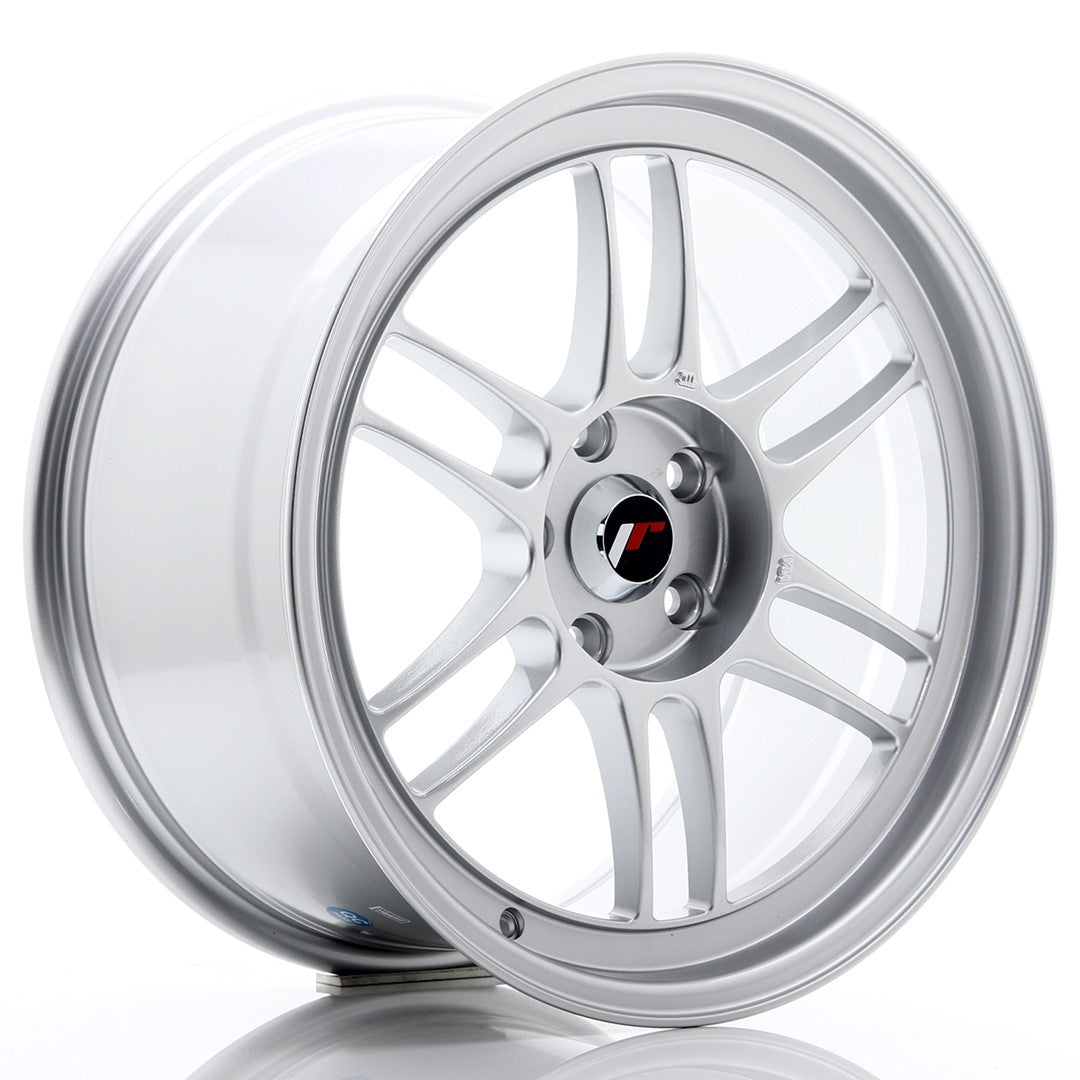 Japan Racing JR-7 18x9" 5x114.3 ET35, Gris Argenté / Poli