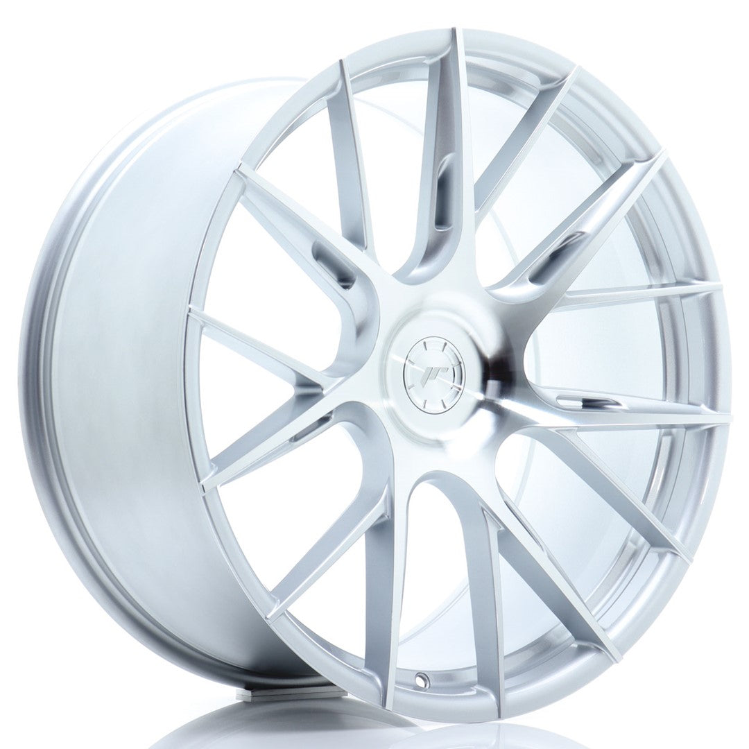 Japan Racing JR-42 22x10.5" (5 trous - sur mesure) ET20-40, Gris Argenté