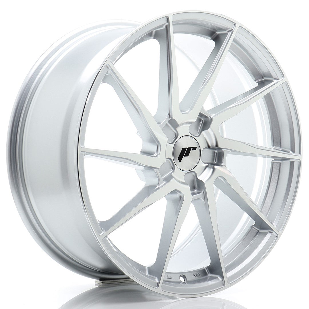 Japan Racing JR-36 Extreme Concave 20x9" (5 trous - sur mesure) ET20-50, Gris Argenté