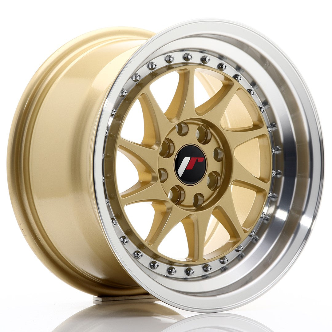 Japan Racing JR-26 15x8" 4x100/108 ET25, Or / Doré