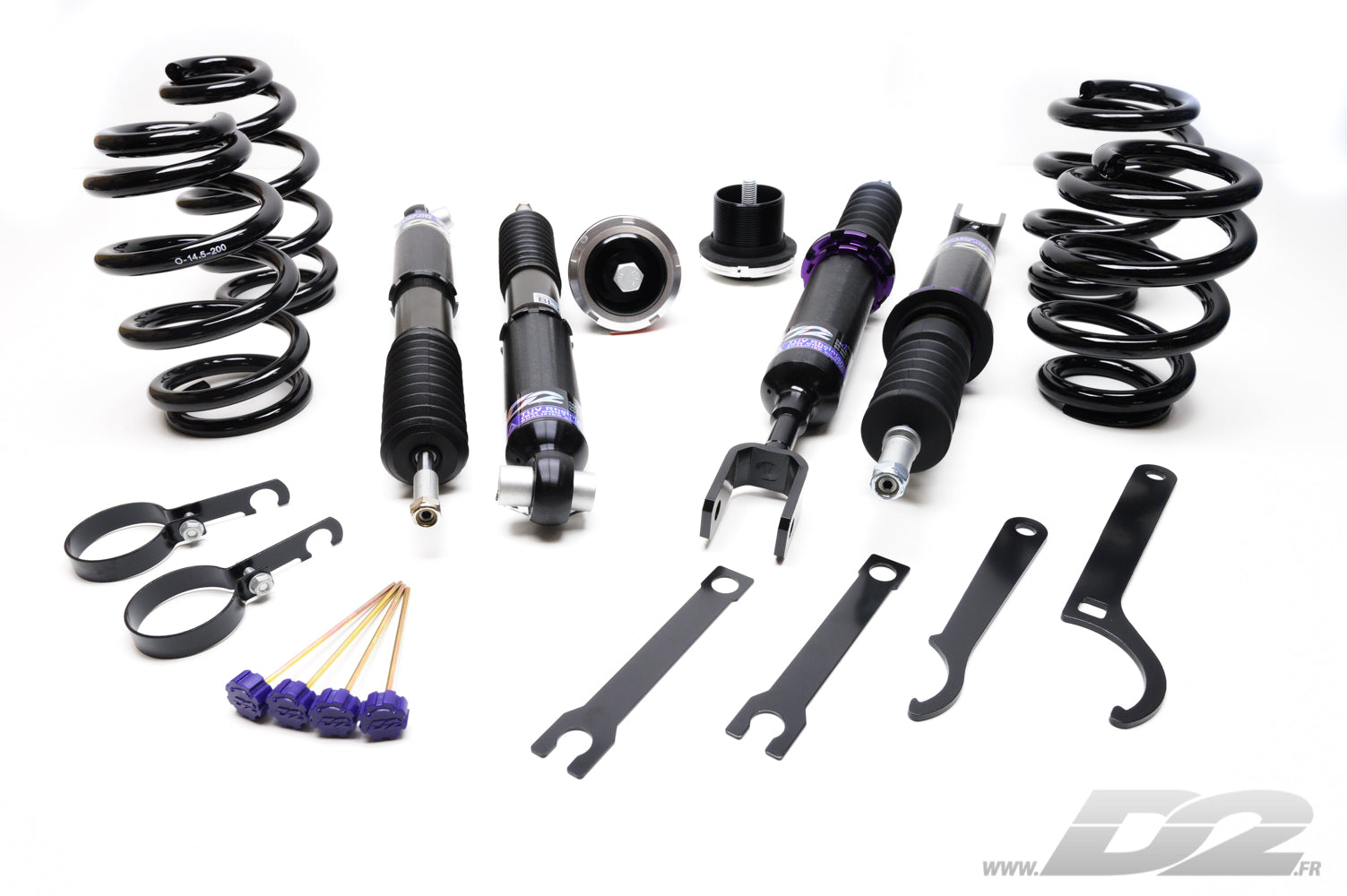 Combinés Filetés D2 Street pour Audi RS4 B7 Avant (2006-2008)