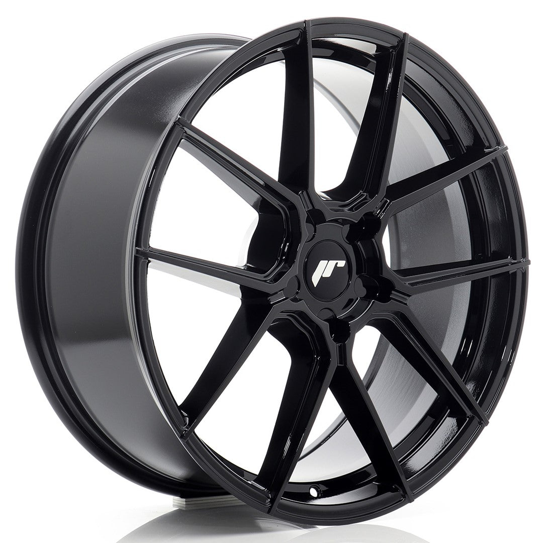 Japan Racing JR-30 20x8" (5 trous - sur mesure) ET20-40, Noir Brillant