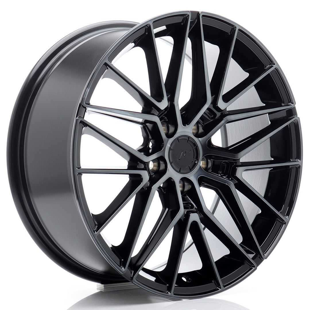 Japan Racing JR-38 18x8" 5x112 ET42, Noir Mat, Branches Teintées