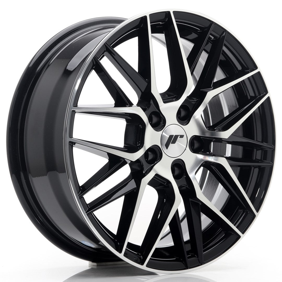 Japan Racing JR-28 17x7" 5x112 ET40, Noir Brillant / Poli