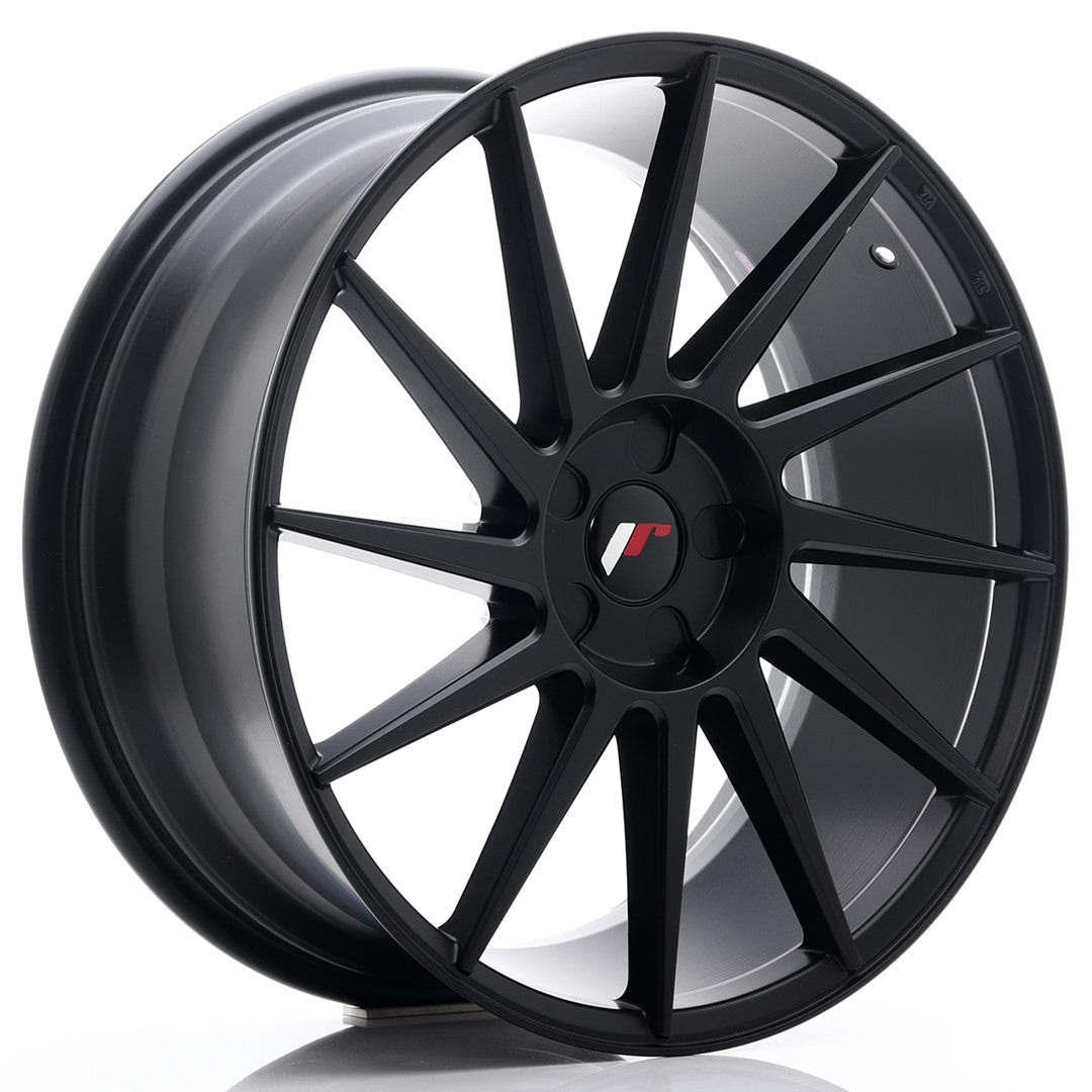 Japan Racing JR-22 20x8.5" (5 trous - sur mesure) ET20-40, Noir Mat / Satiné