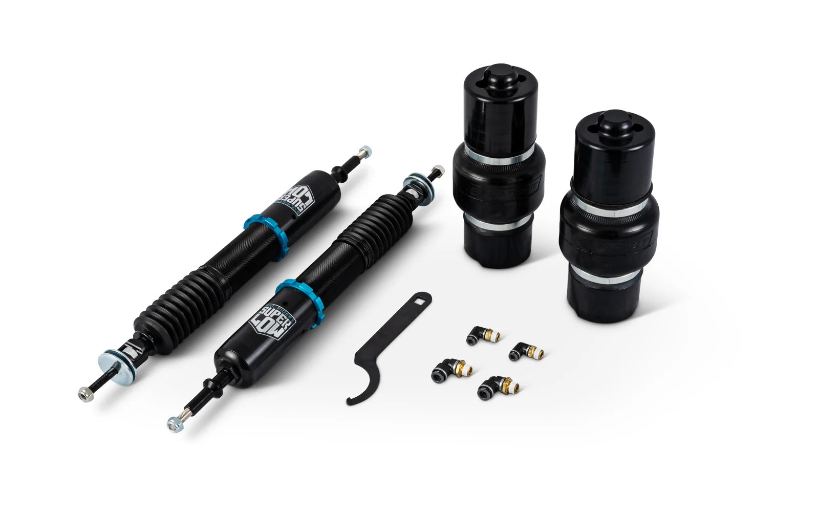 Suspension pneumatique arrière Bag Riders Super Low pour BMW Série 3 E9X et Série 1 E8X